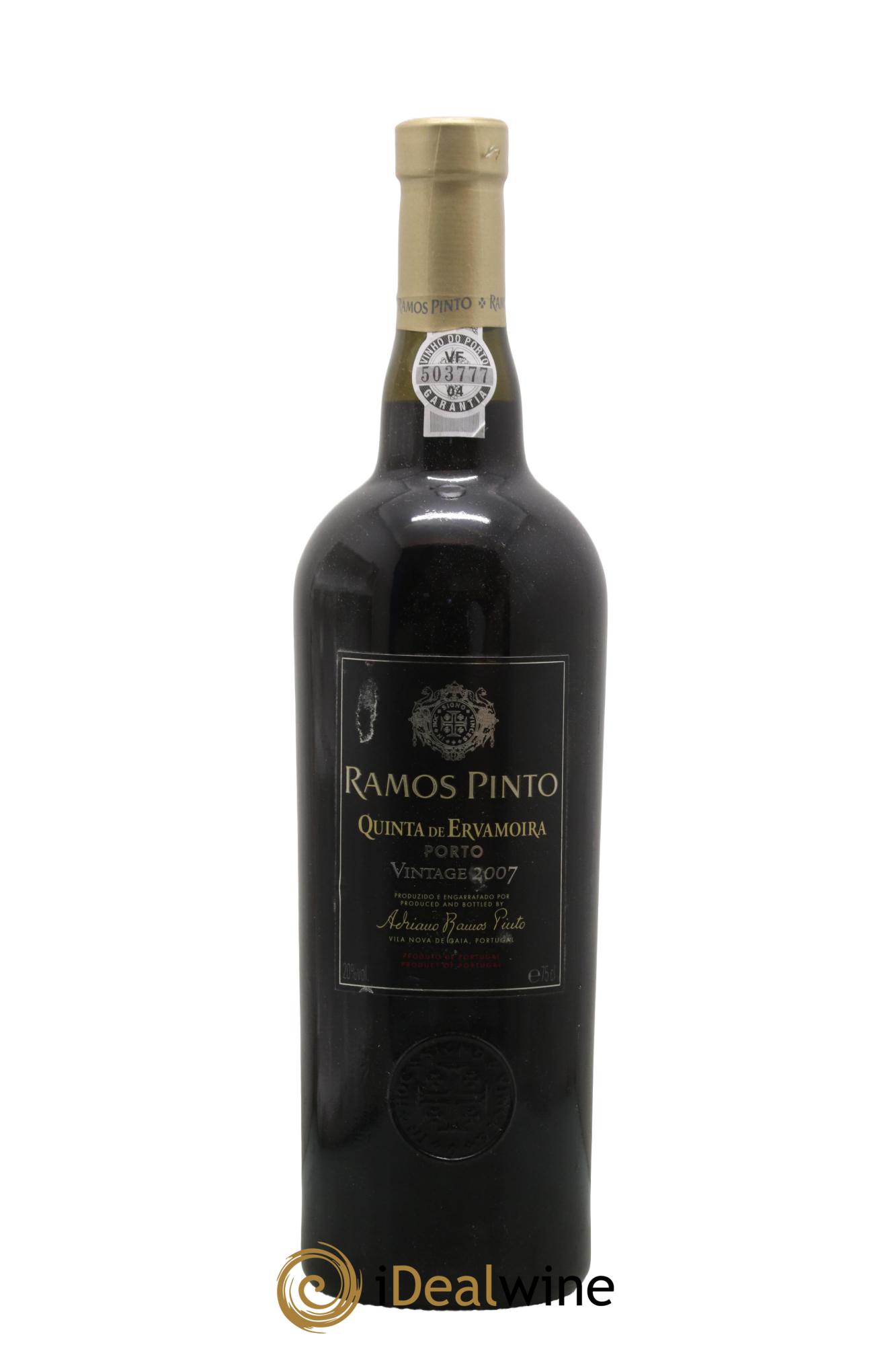 Porto Quinta Da Ervamoira Vintage Ramos Pinto 2007 - Lot de 1 bouteille - 0