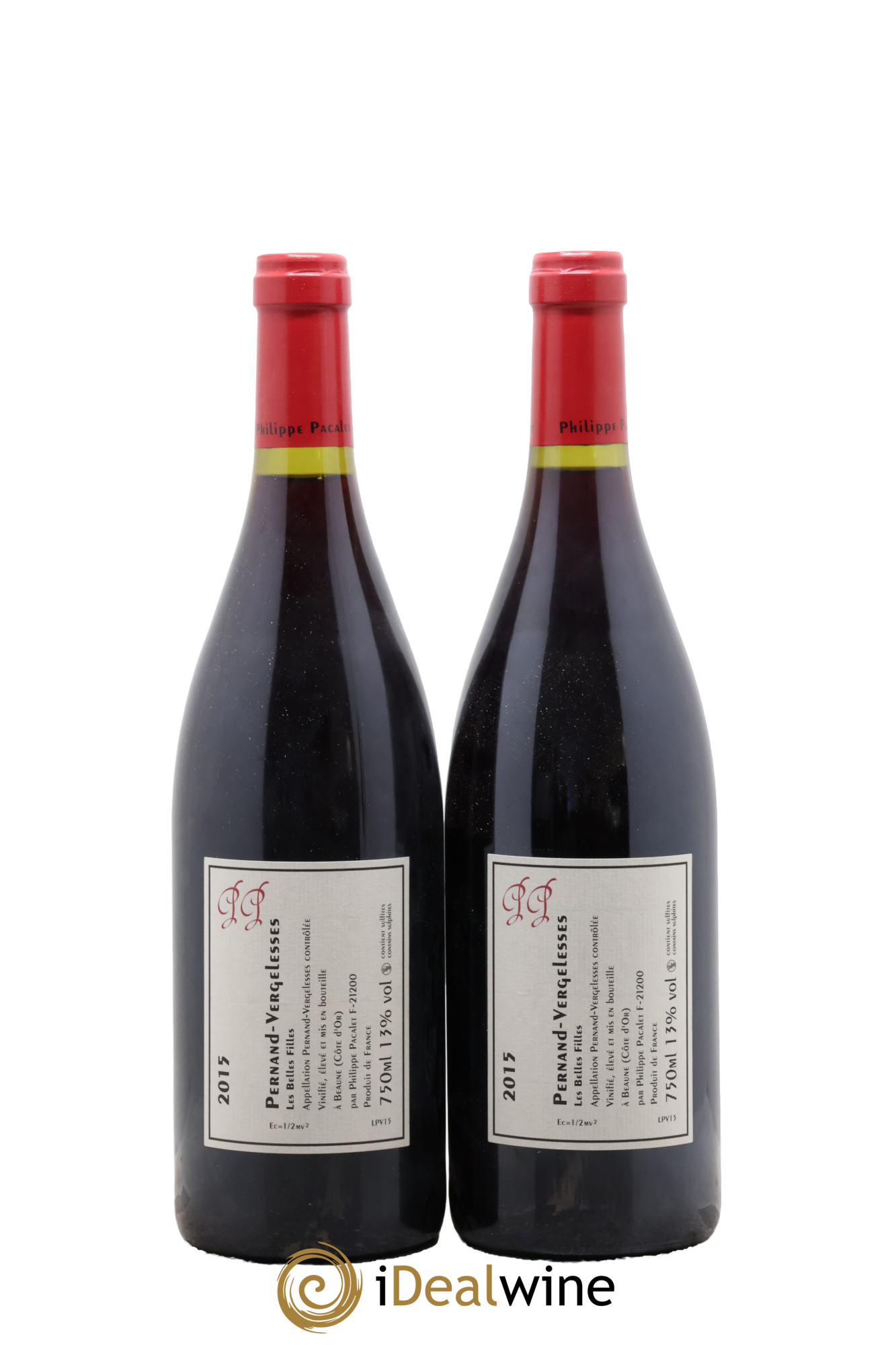 Pernand-Vergelesses Les Belles Filles Philippe Pacalet 2015 - Lot de 2 bouteilles - 1