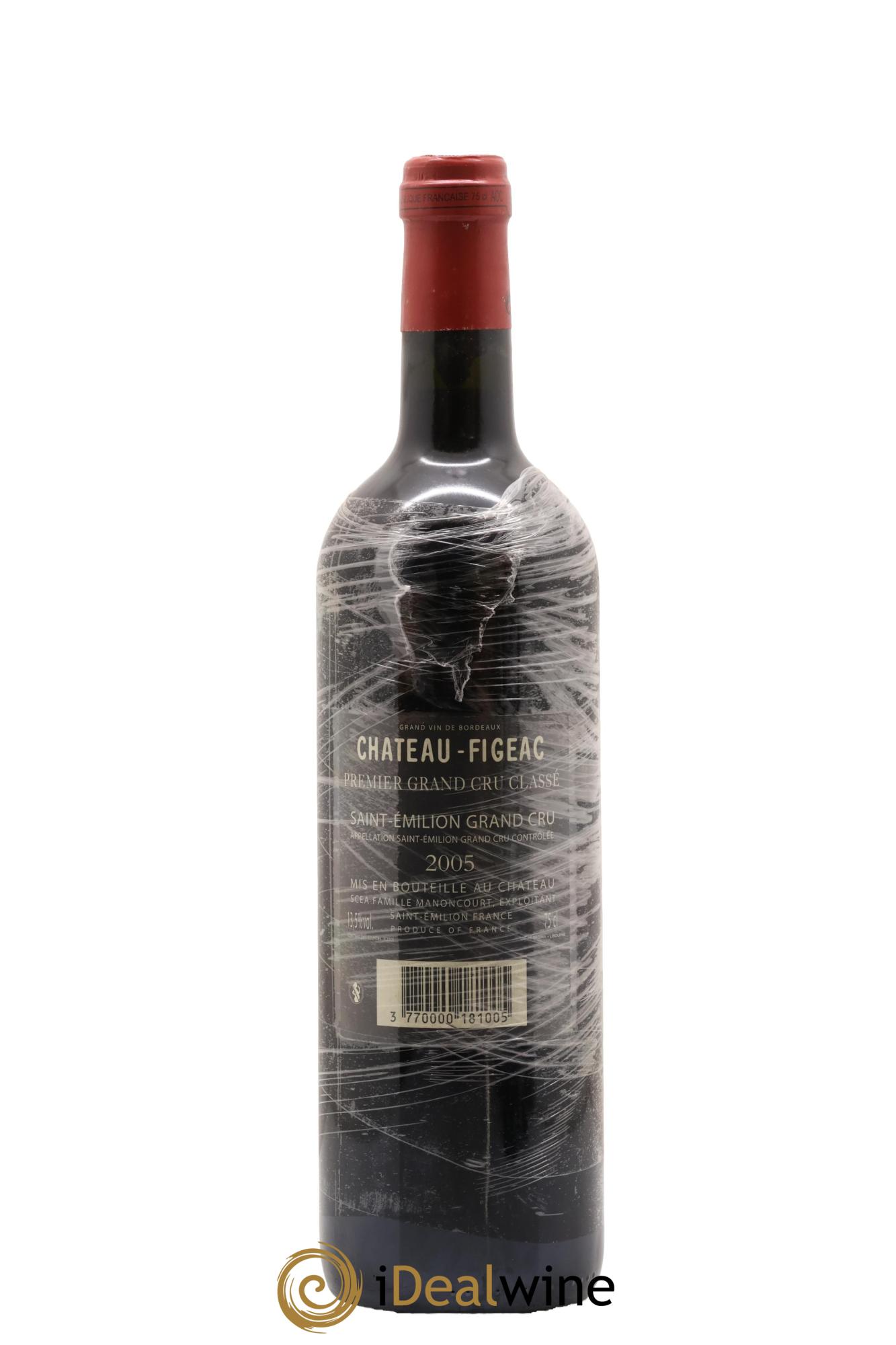 Château Figeac 1er Grand Cru Classé A 2005 - Lote de 1 botella - 1