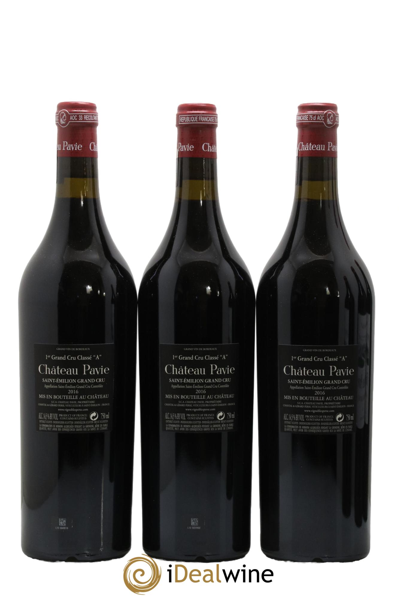 Château Pavie 1er Grand Cru Classé A 2016 - Lot de 6 bouteilles - 3
