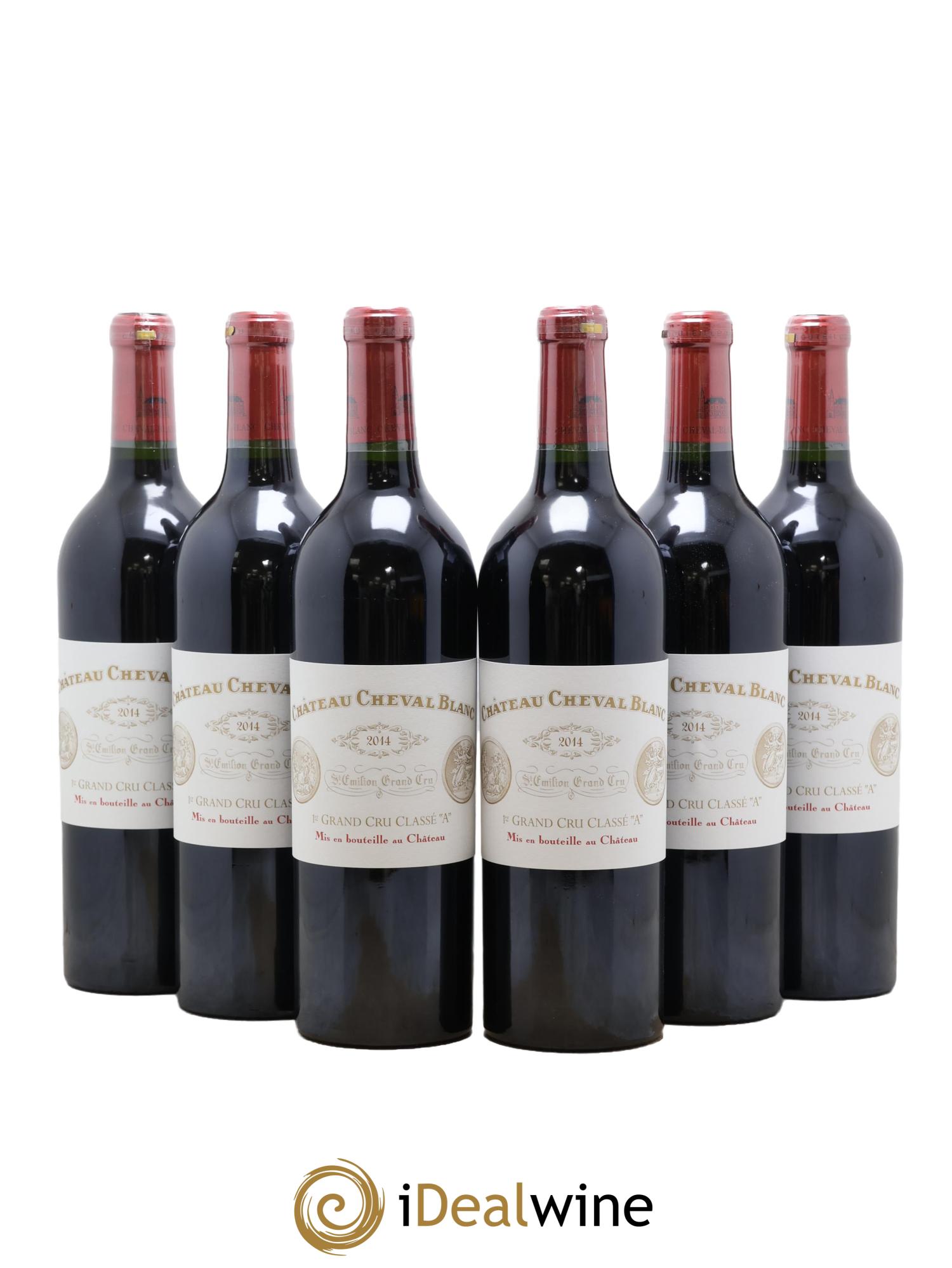 Château Cheval Blanc 1er Grand Cru Classé A 2014 - Lot de 6 bouteilles - 0