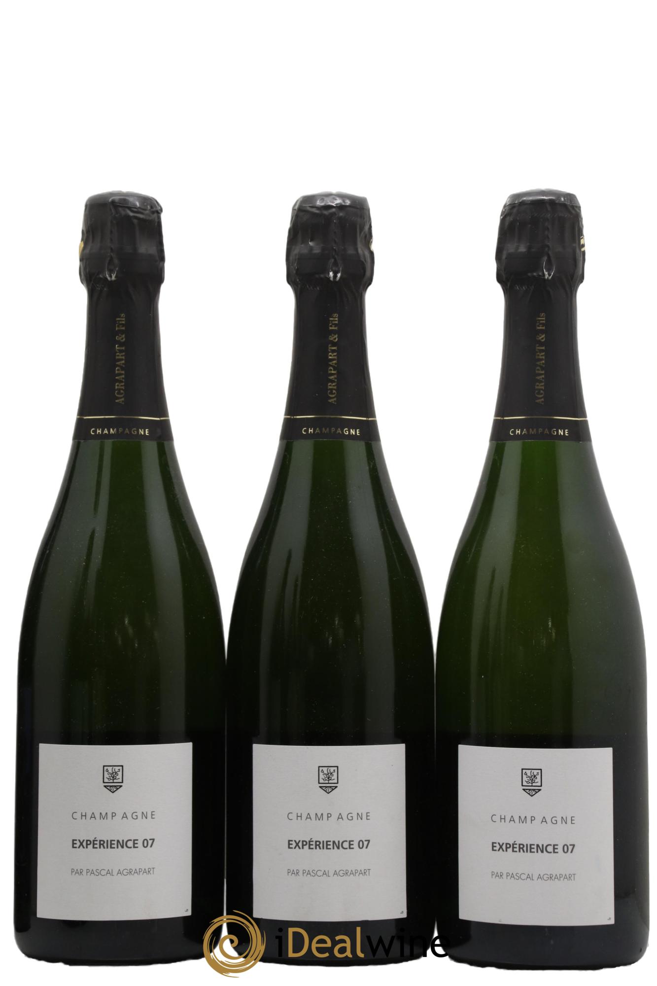 Expérience Blanc de Blancs Grand Cru Brut Nature Agrapart & Fils 2007 - Lot de 3 bouteilles - 0