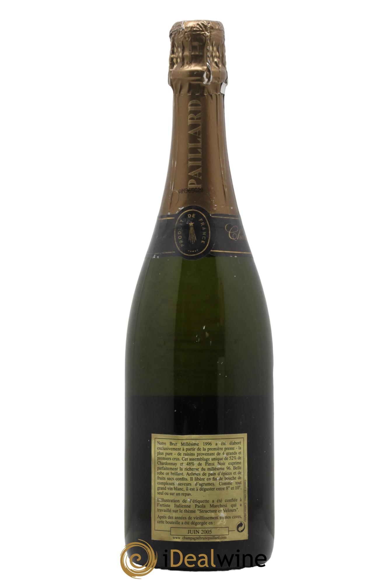 Brut Millésime Bruno Paillard 1996 - Lot de 1 bouteille - 1