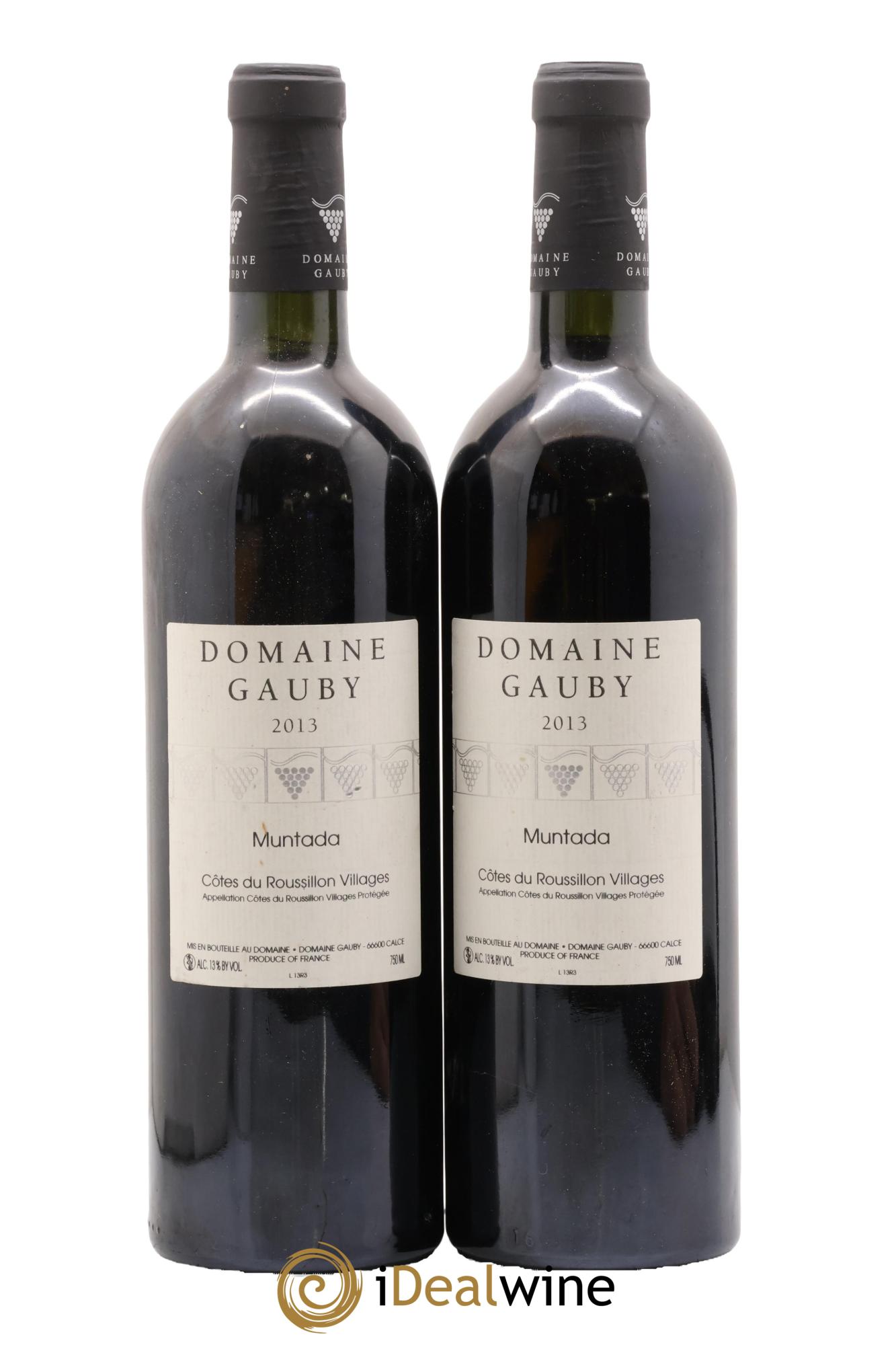 Côtes Catalanes (anciennement Côtes du Roussillon Villages) La Muntada Gauby (Domaine) 2013 - Lot de 2 bouteilles - 0
