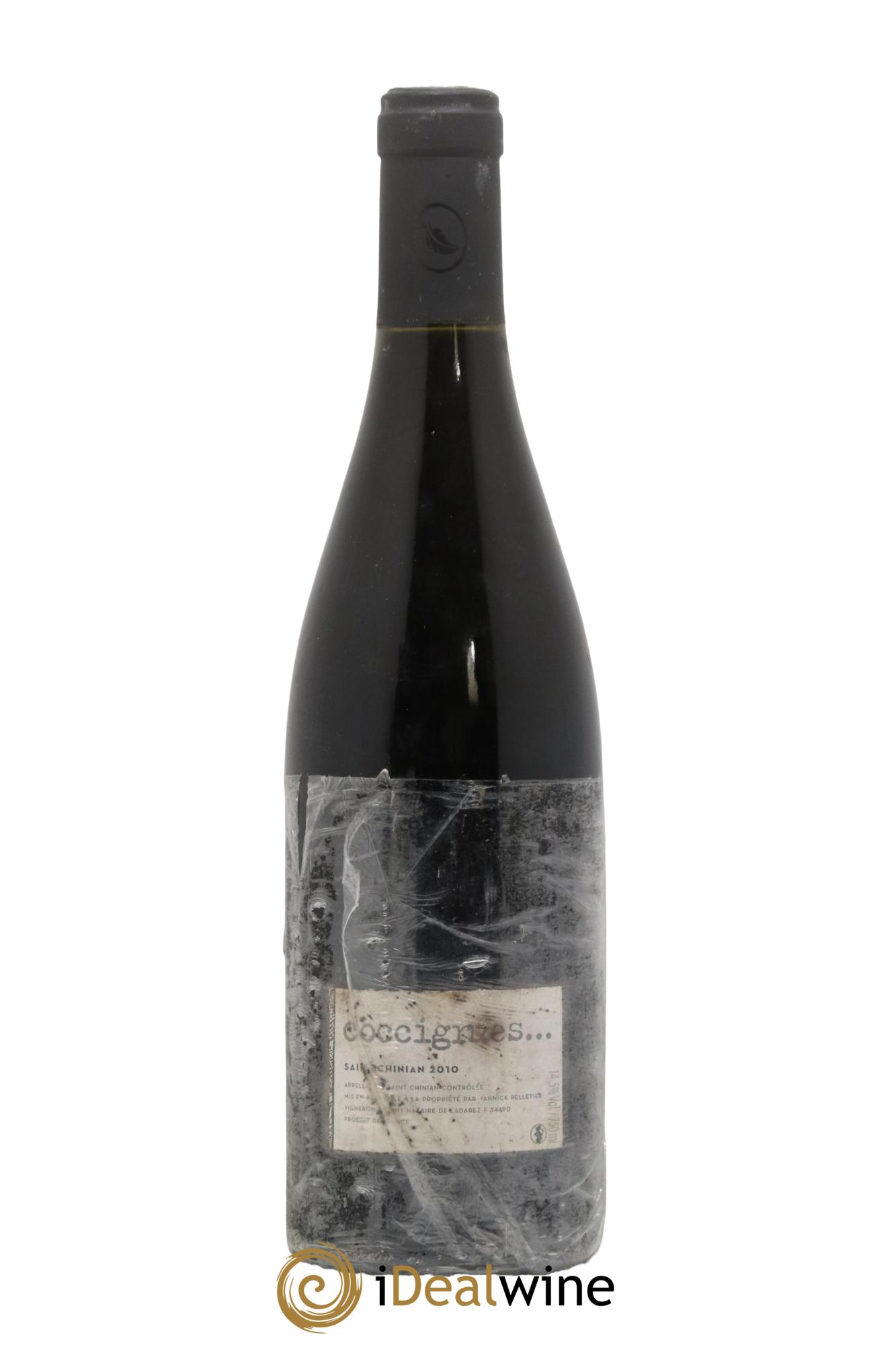 Saint-Chinian Coccigrues Domaine Yannick Pelletier 2010 - Lot de 1 bouteille - 1
