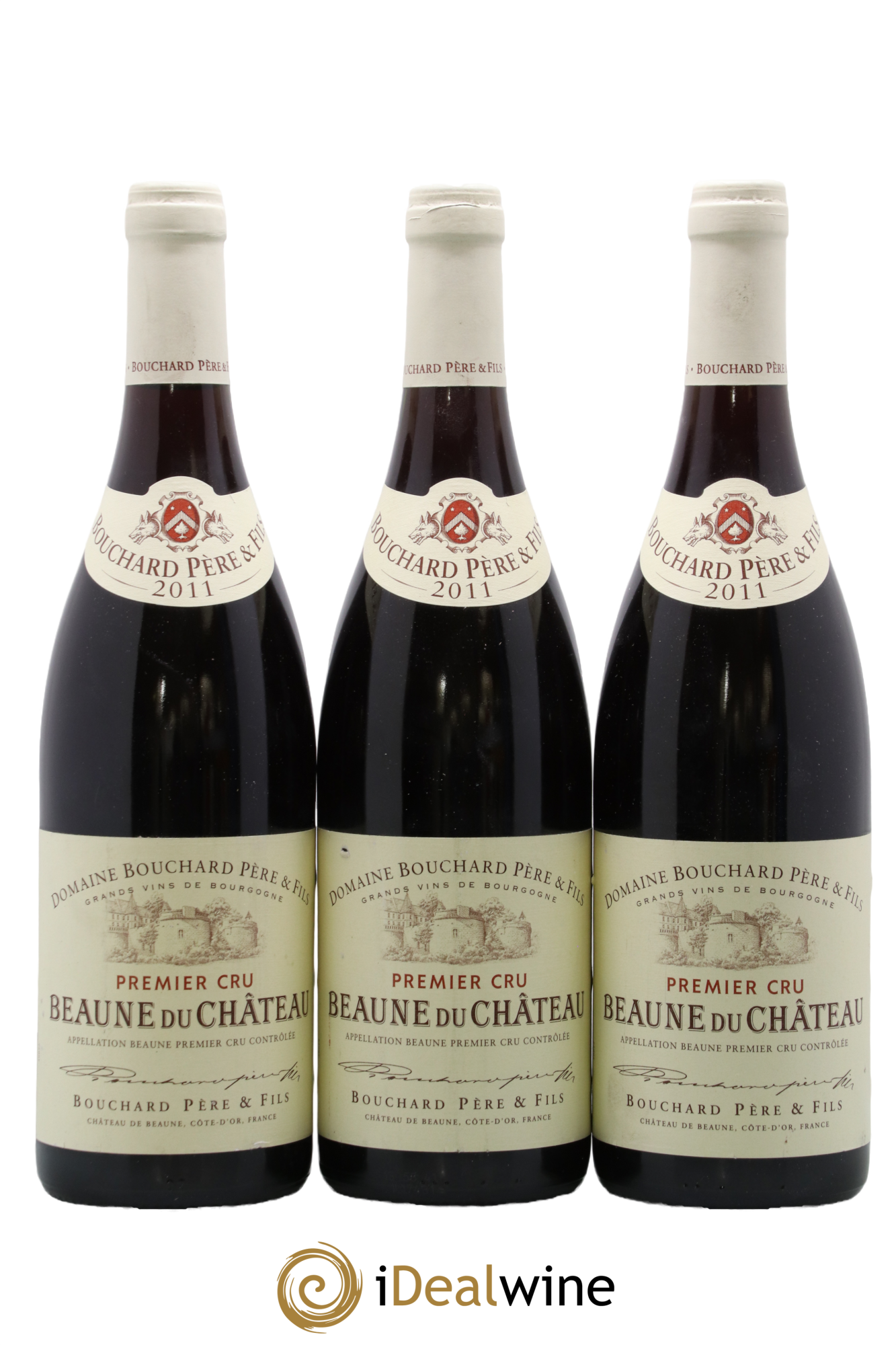 Beaune 1er Cru du Château Bouchard Père & Fils 2011 - Lotto di 3 bottiglie - 0