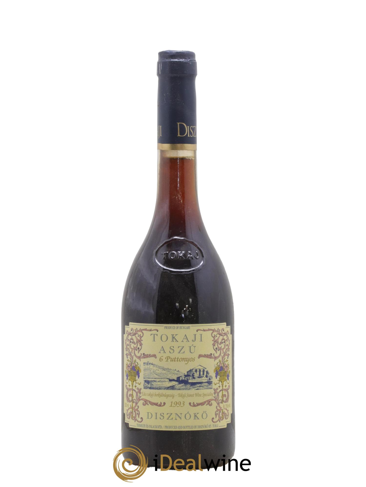 Tokaji Aszu 6 Puttonyos Disznoko (Domaine) 1993 - Lot de 1 format 50cl - 0