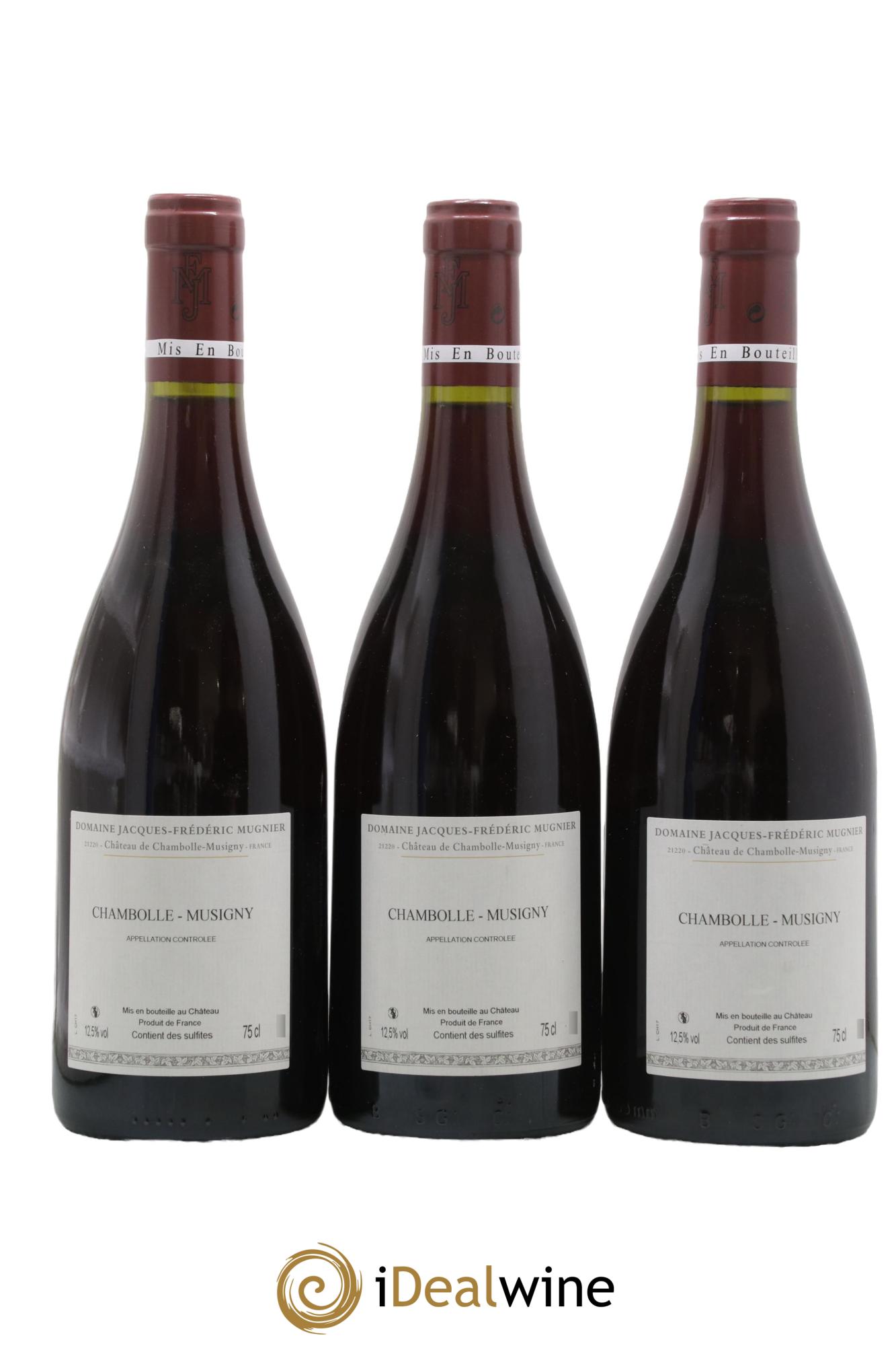 Chambolle-Musigny Jacques-Frédéric Mugnier 2017 - Lotto di 3 bottiglie - 1