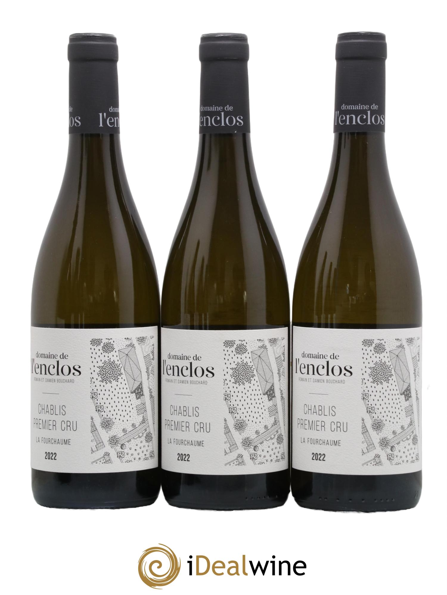Chablis 1er Cru Fourchaume Domaine de L'Enclos 2022 - Lot de 6 bouteilles - 1