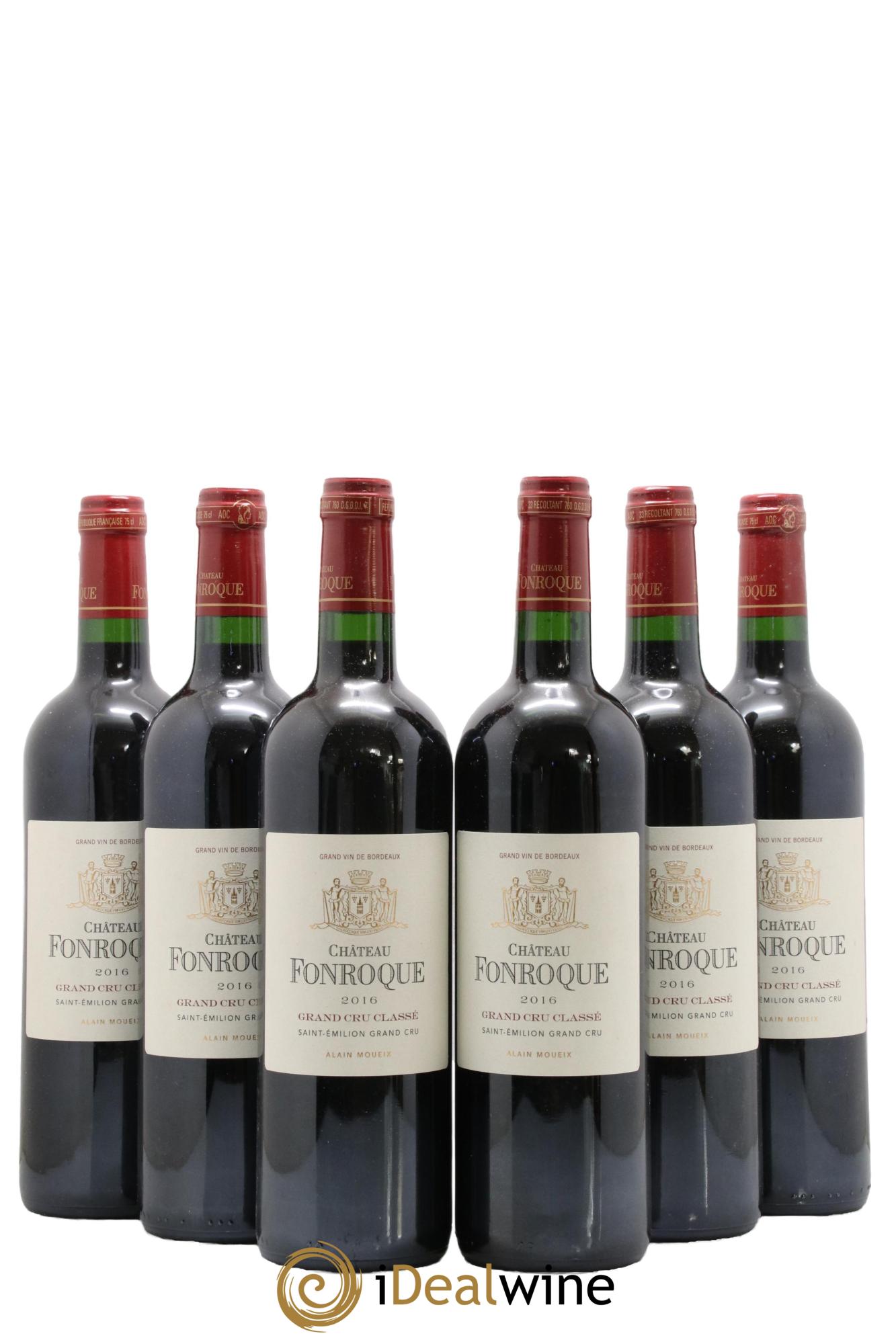 Château Fonroque Grand Cru Classé 2016 - Lot de 6 bouteilles - 0