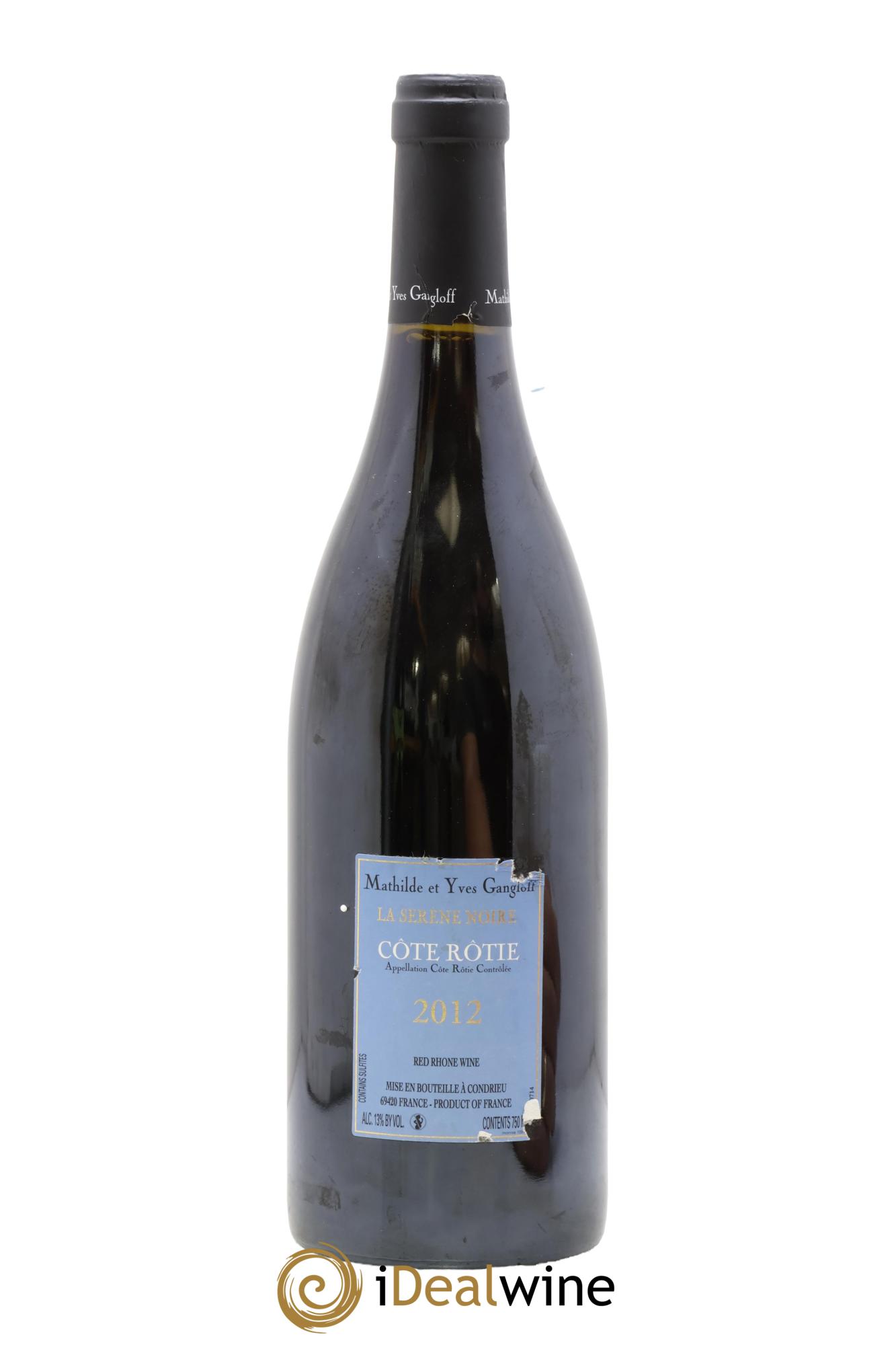 Côte-Rôtie La Sereine Noire Gangloff (Domaine) 2012 - Lot de 1 bouteille - 1