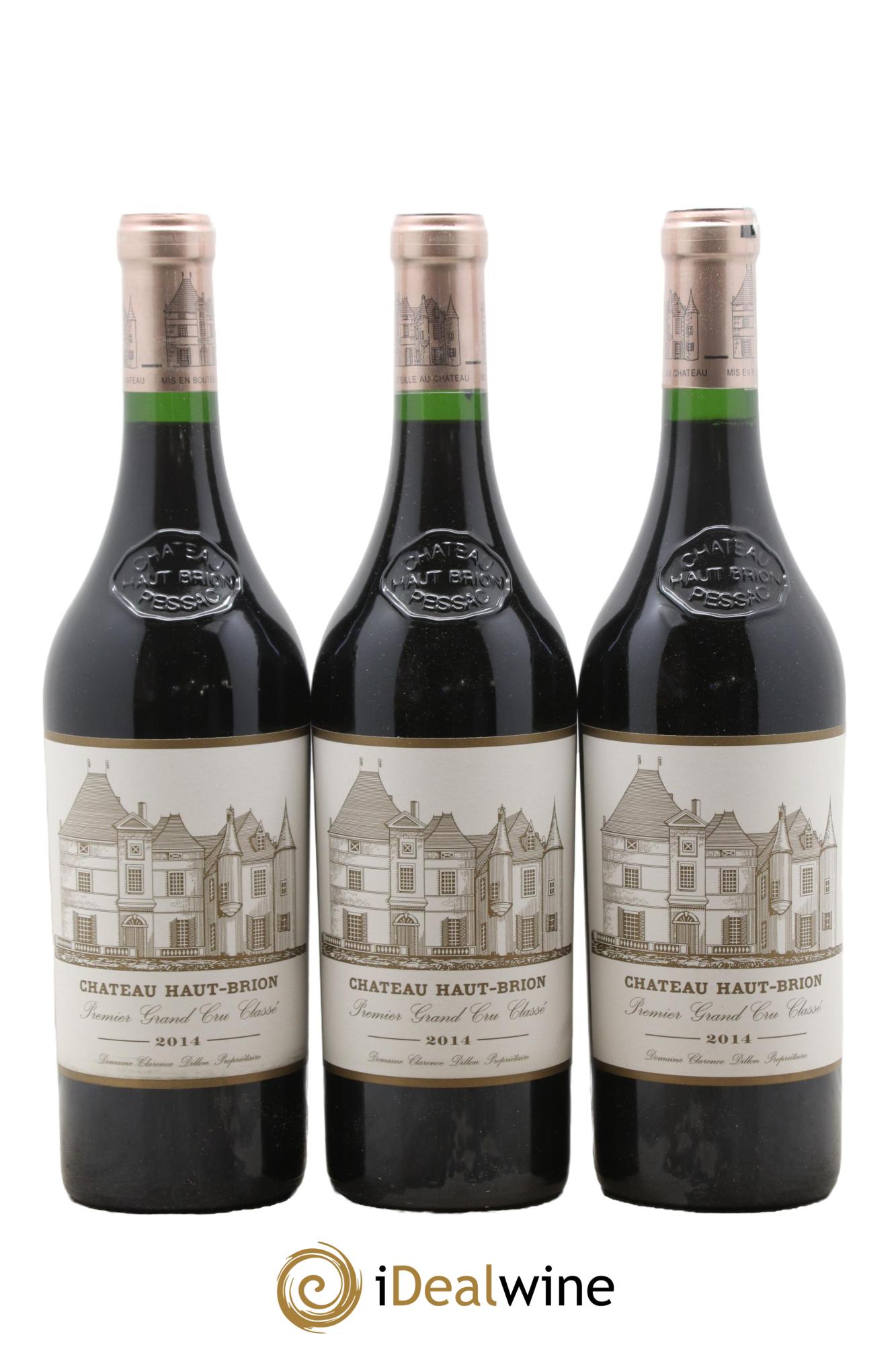 Château Haut Brion 1er Grand Cru Classé 2014 - Posten von 3 Flaschen - 0