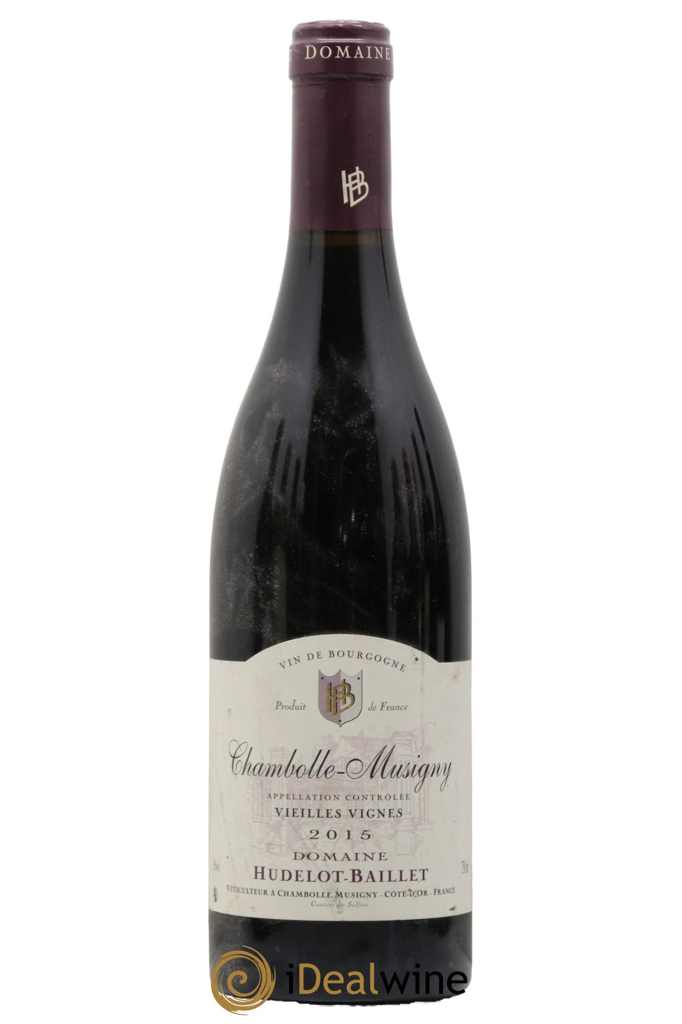 Chambolle-Musigny Vieilles Vignes Hudelot-Baillet 2015 - Lot de 1 bouteille - 0