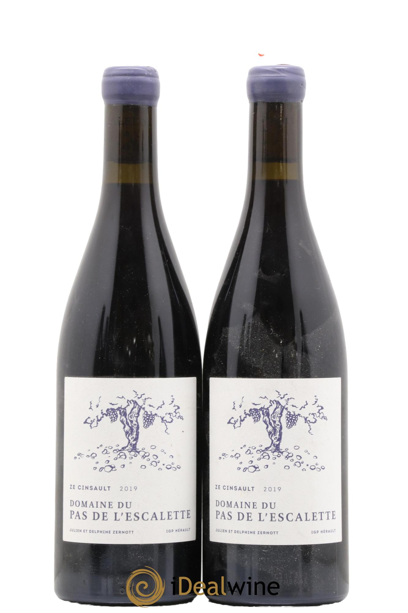 Pays d'Hérault Ze Cinsault Pas de l'Escalette 2019 - Lot de 2 bouteilles - 0