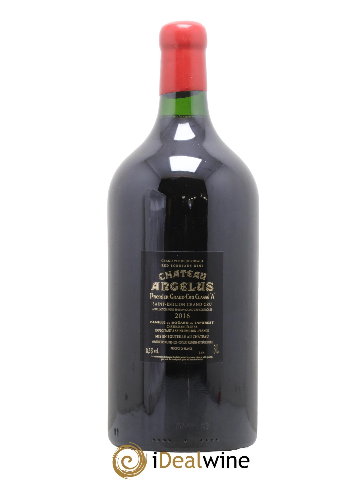 Château Angélus 1er Grand Cru Classé A 2016 - Posten von 1 Doppel-Magnum - 1