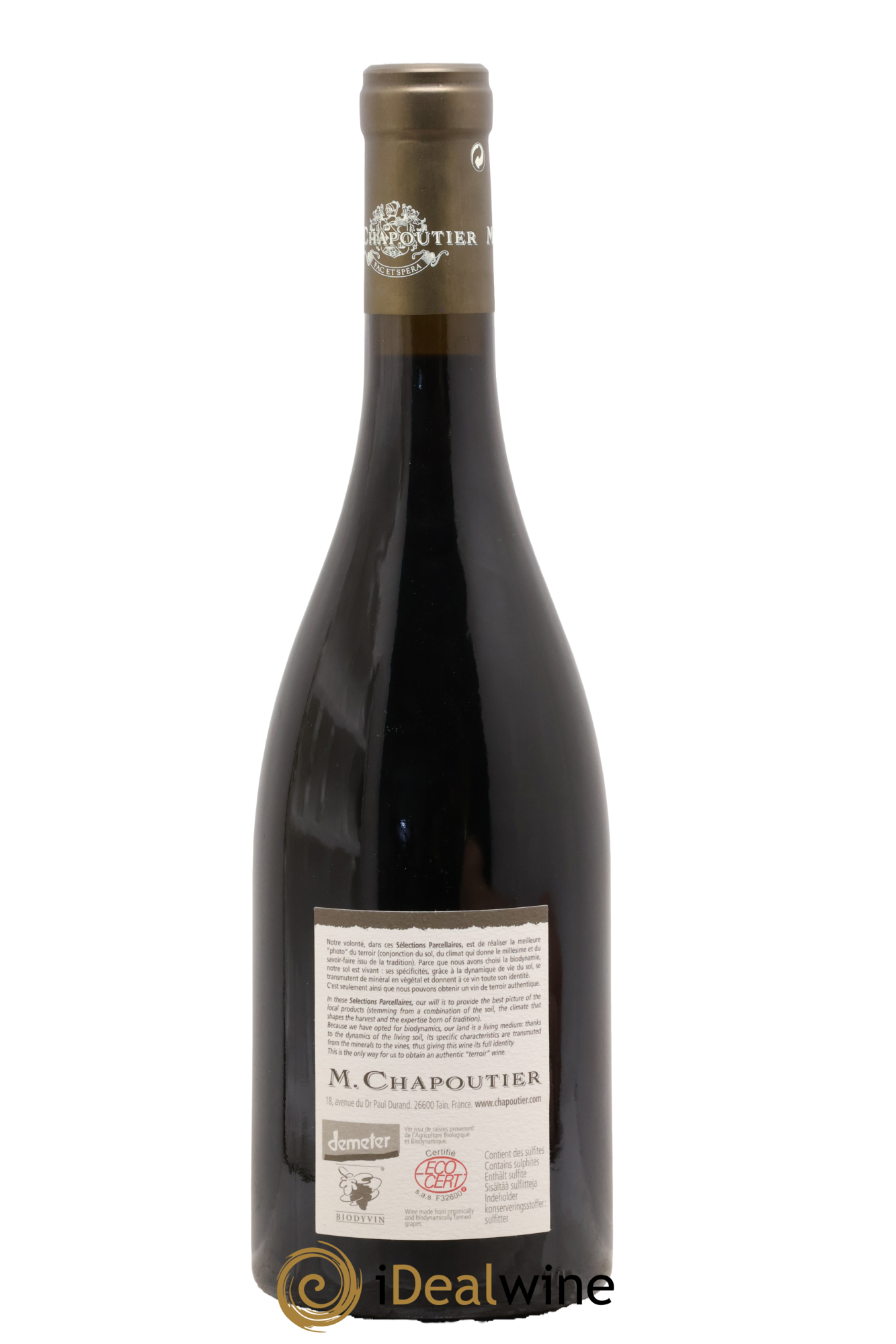 Hermitage Ermitage Le Pavillon Chapoutier 2004 - Lot de 1 bouteille - 1