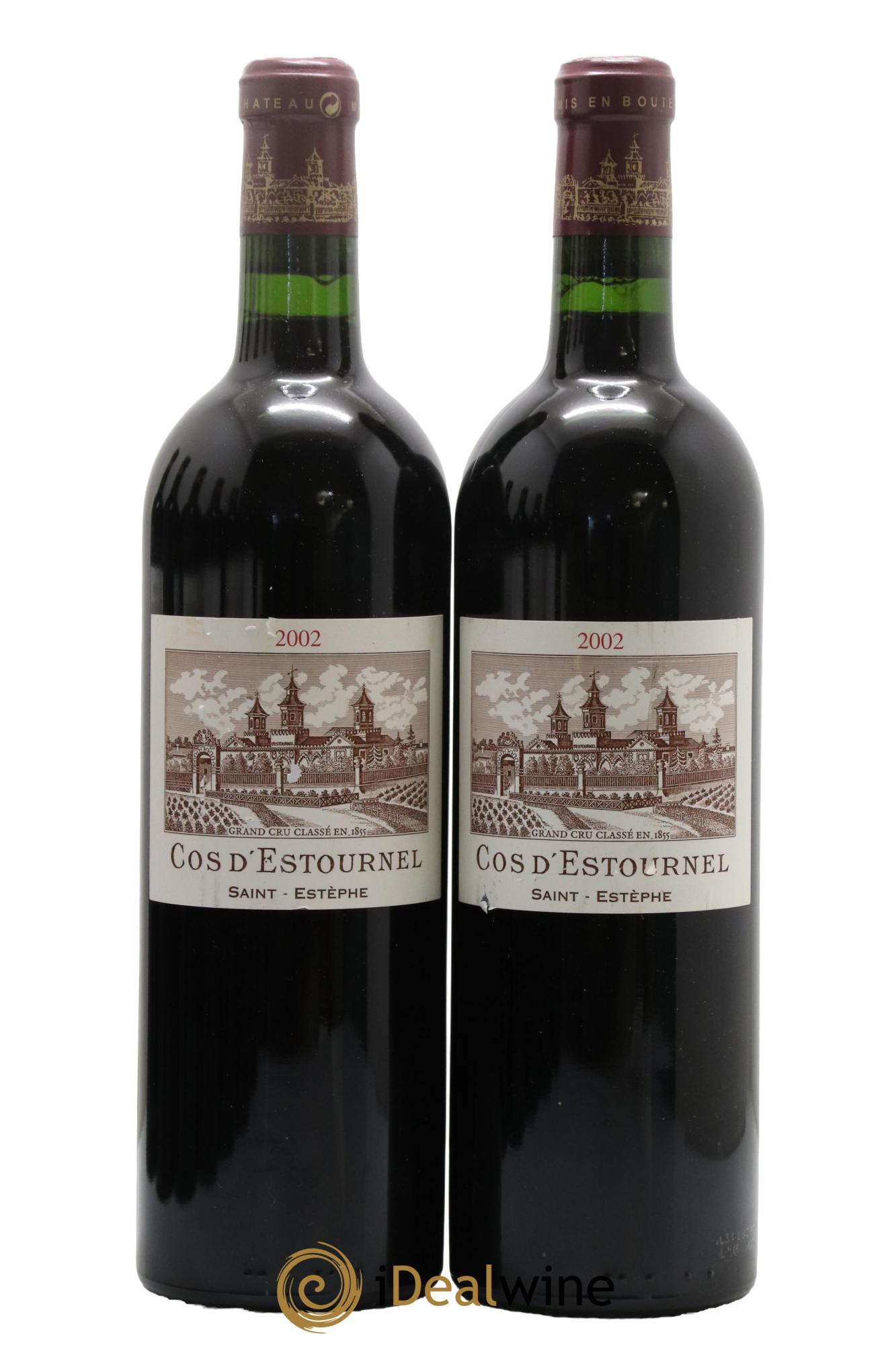 Cos d'Estournel 2ème Grand Cru Classé 2002 - Lot of 2 bottles - 0
