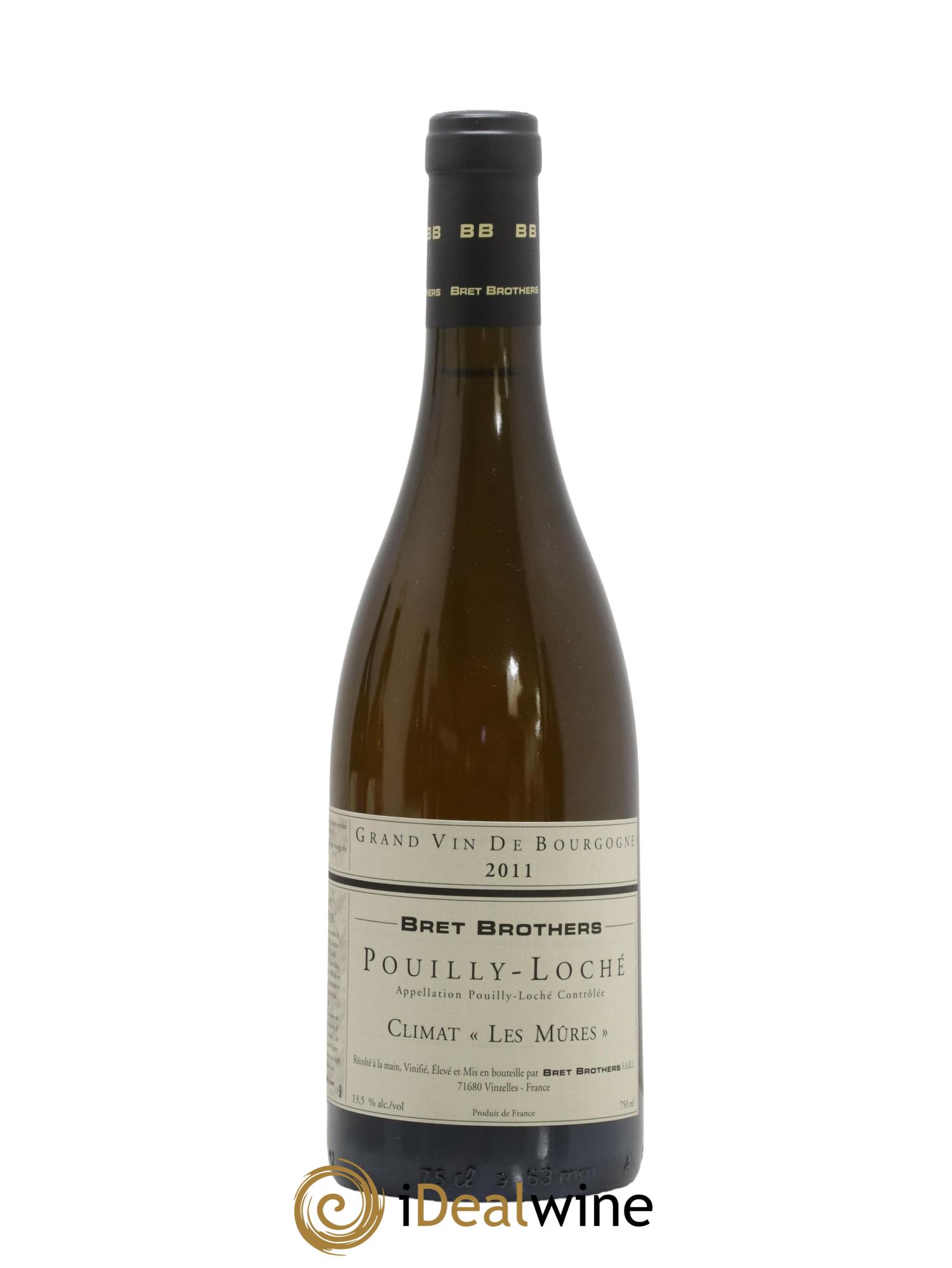 Pouilly-Loché Les Mures Bret Brothers 2011 - Lot de 1 bouteille - 0