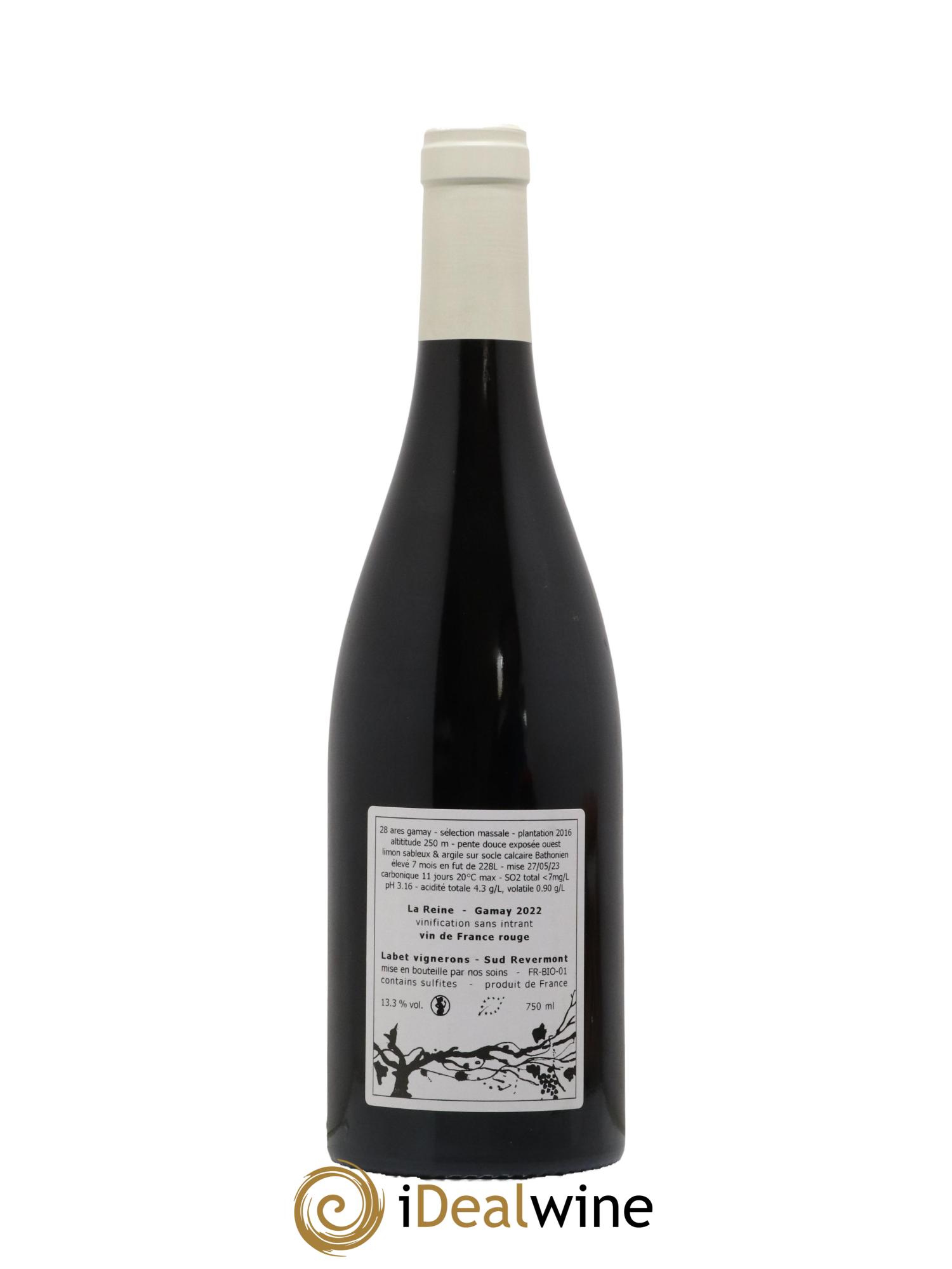 Vin de France Gamay La Reine Labet (Domaine) 2022 - Lotto di 1 bottiglia - 1