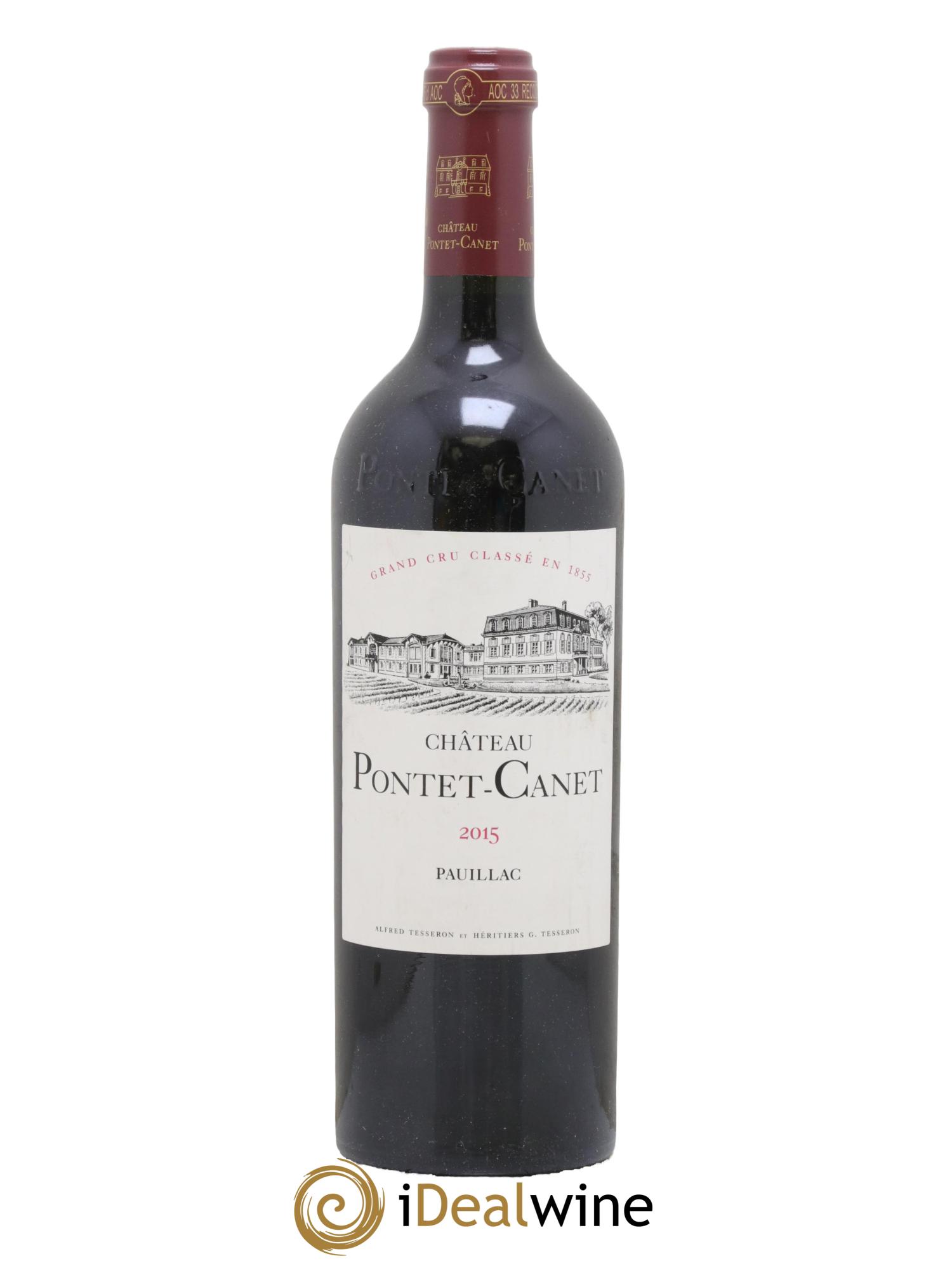 Château Pontet Canet 5ème Grand Cru Classé 2015 - Posten von 1 Flasche - 0