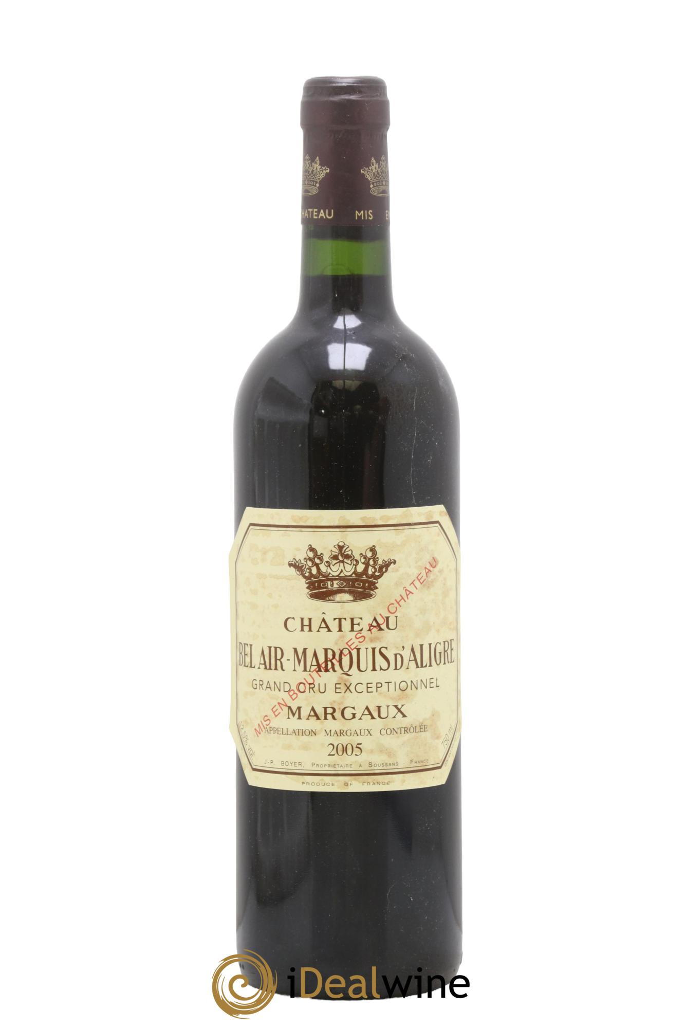 Château Bel Air Marquis d'Aligre 2005 - Posten von 1 Flasche - 0