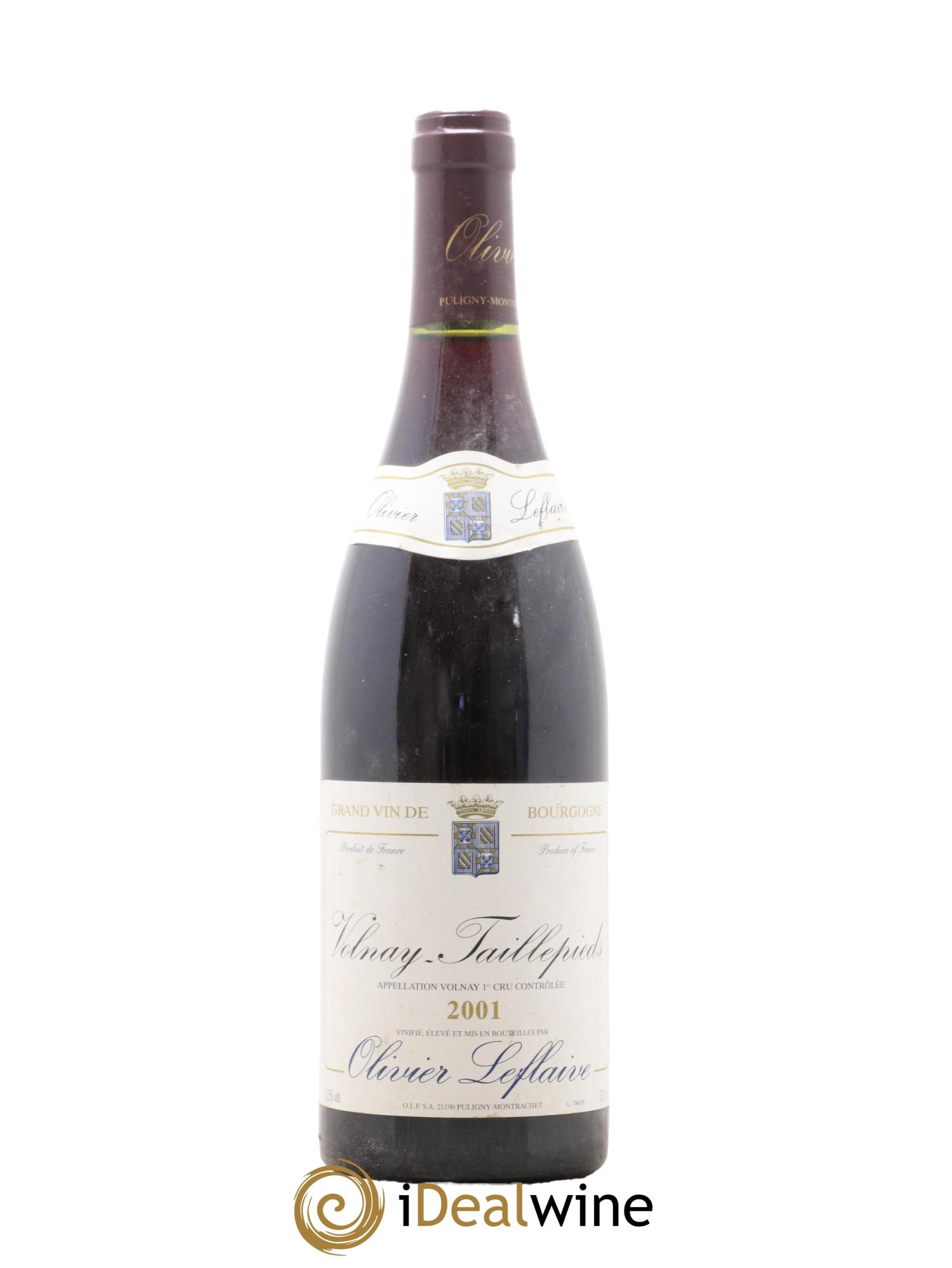 Volnay 1er Cru Taillepieds Olivier Leflaive 2001 - Lot de 1 bouteille - 0