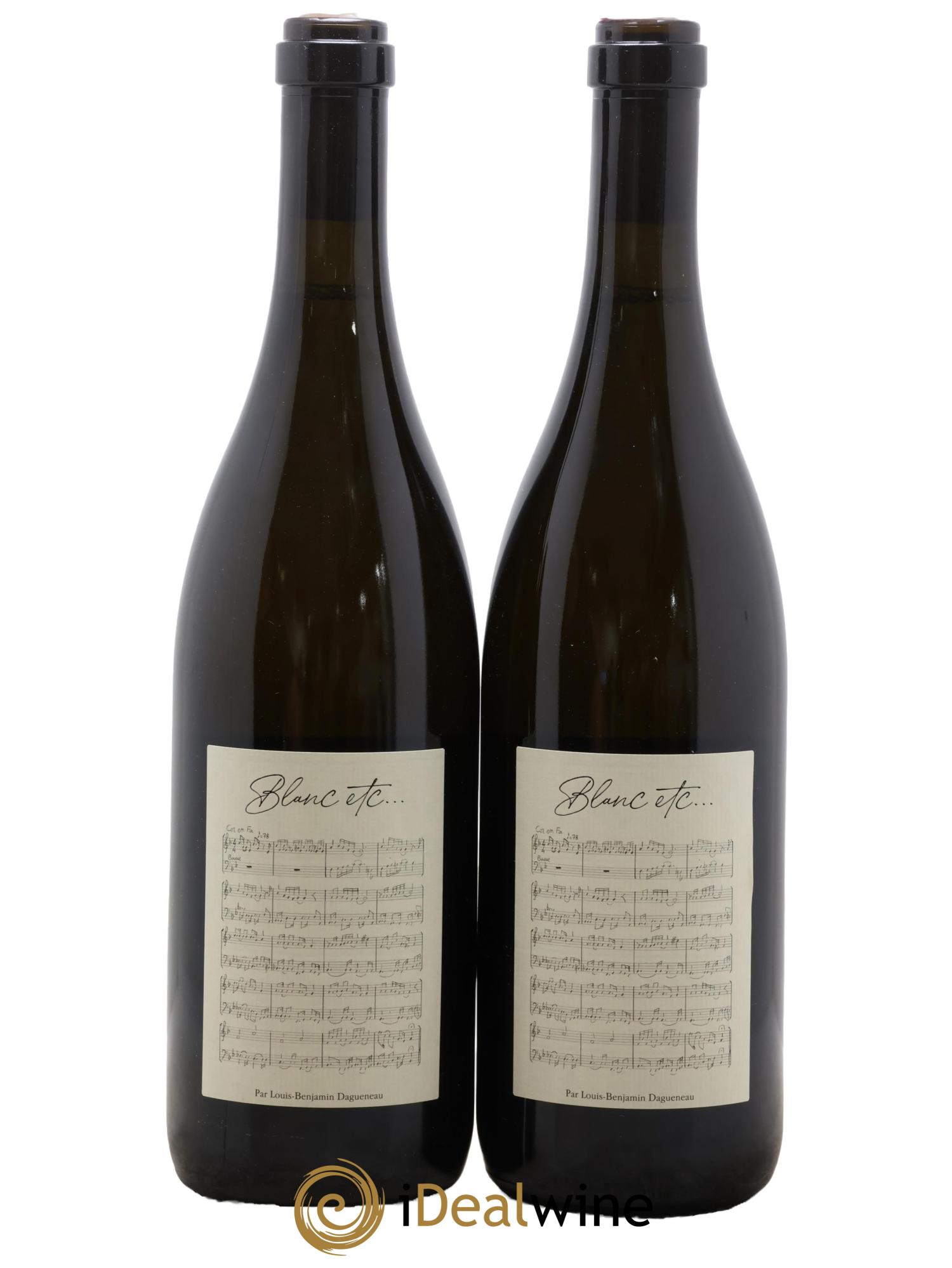 Vin de France Blanc Etc Dagueneau (Domaine Didier - Louis-Benjamin) 2018 - Lot de 2 bouteilles - 0