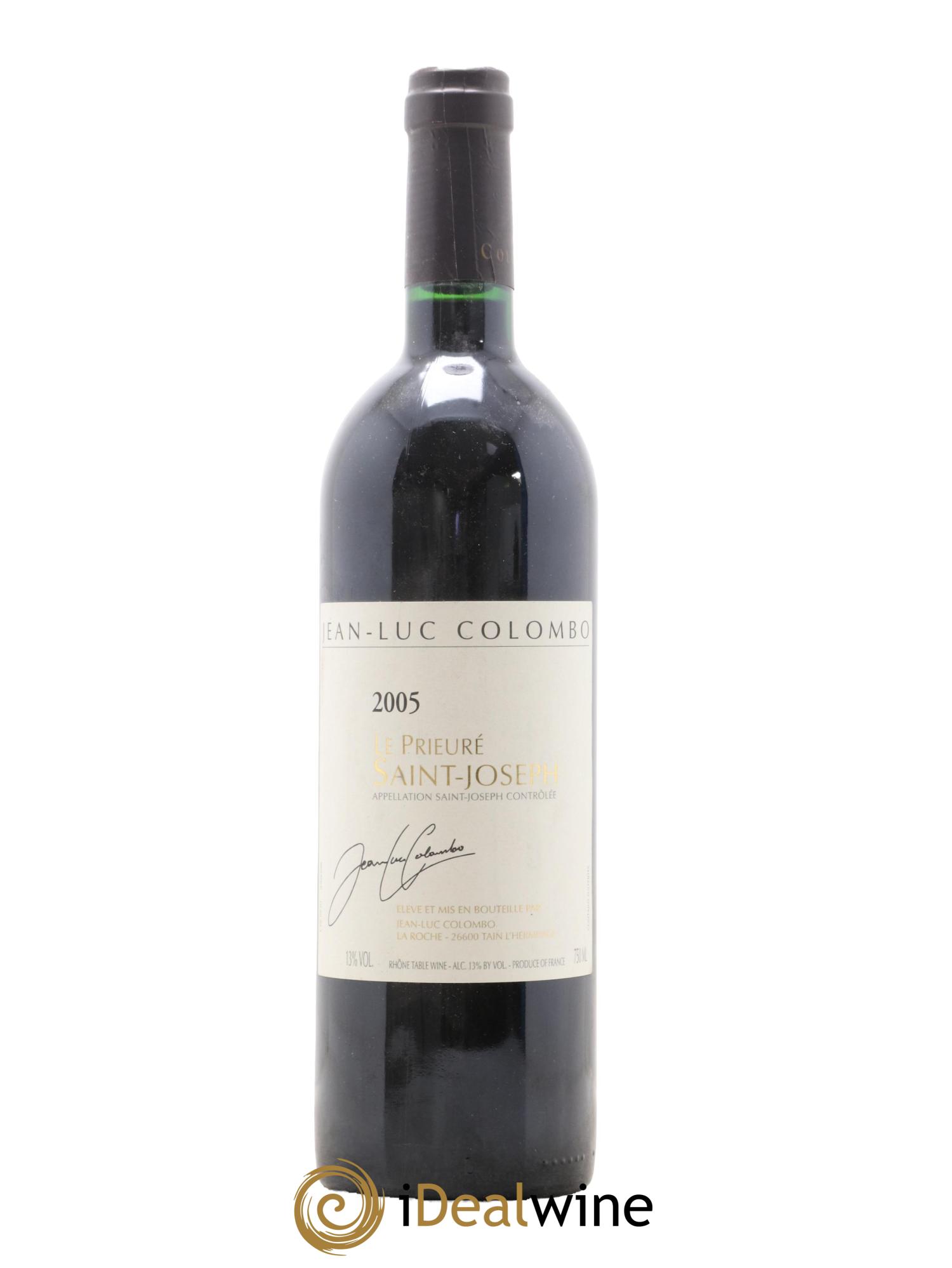 Saint-Joseph Le Prieure Domaine Jean Luc Colombo 2005 - Lot de 1 bouteille - 0