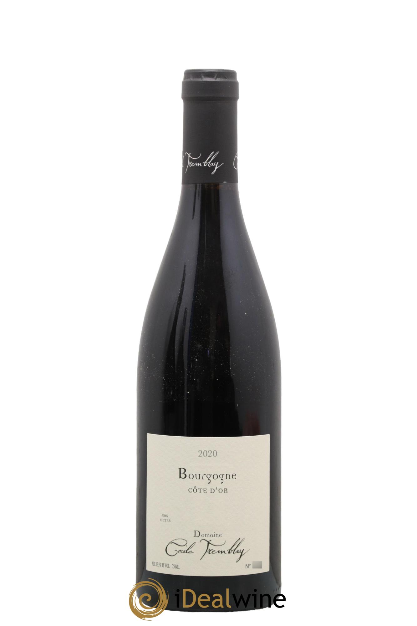 Bourgogne Côte-d'Or Cécile Tremblay 2020 - Lot de 1 bouteille - 0