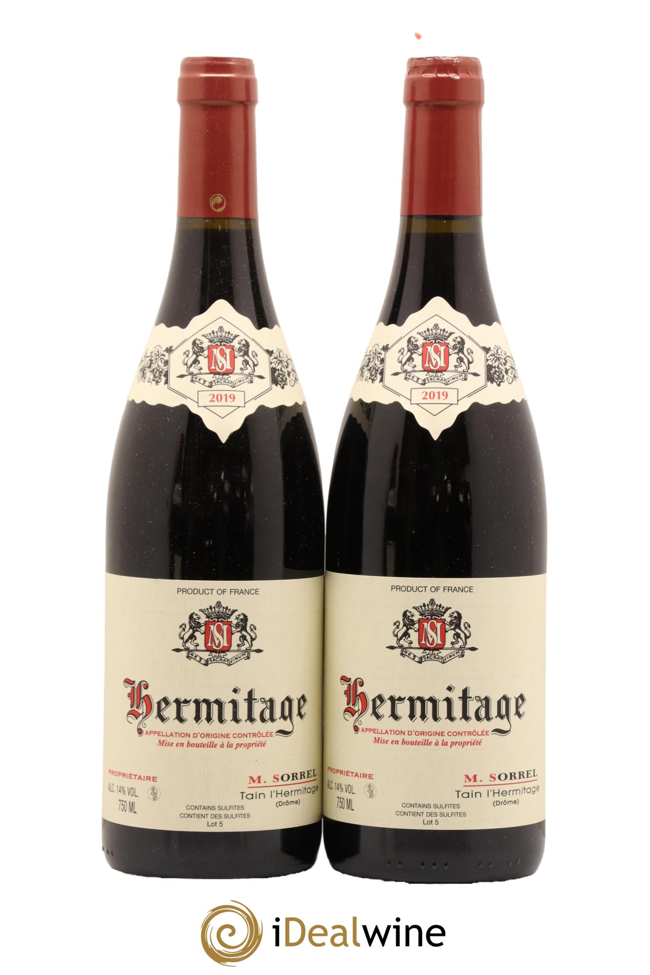 Hermitage Marc Sorrel 2019 - Lot de 2 bouteilles - 0