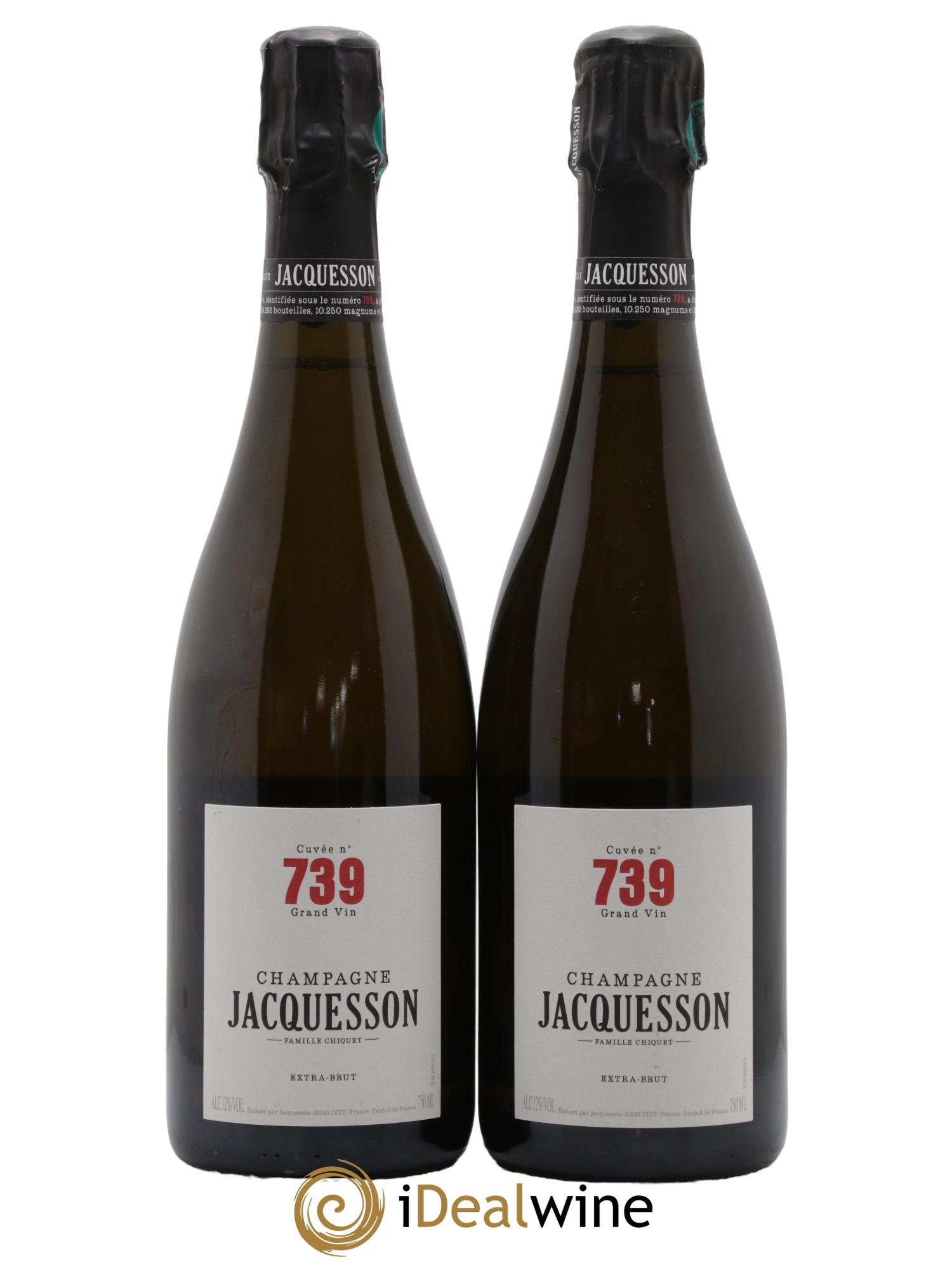 Cuvée 739 Jacquesson - Lot de 2 bouteilles - 0
