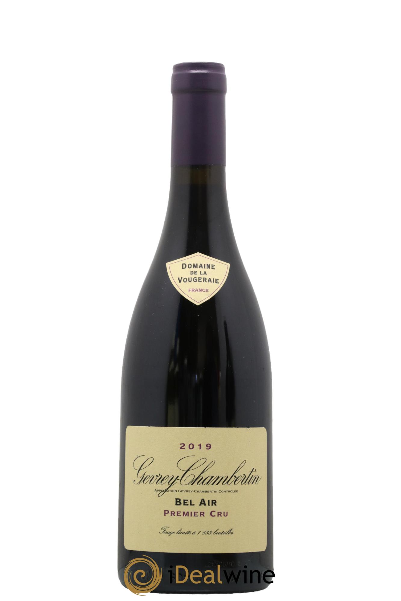 Gevrey-Chambertin 1er Cru Bel Air La Vougeraie 2019 - Lot de 1 bouteille - 0