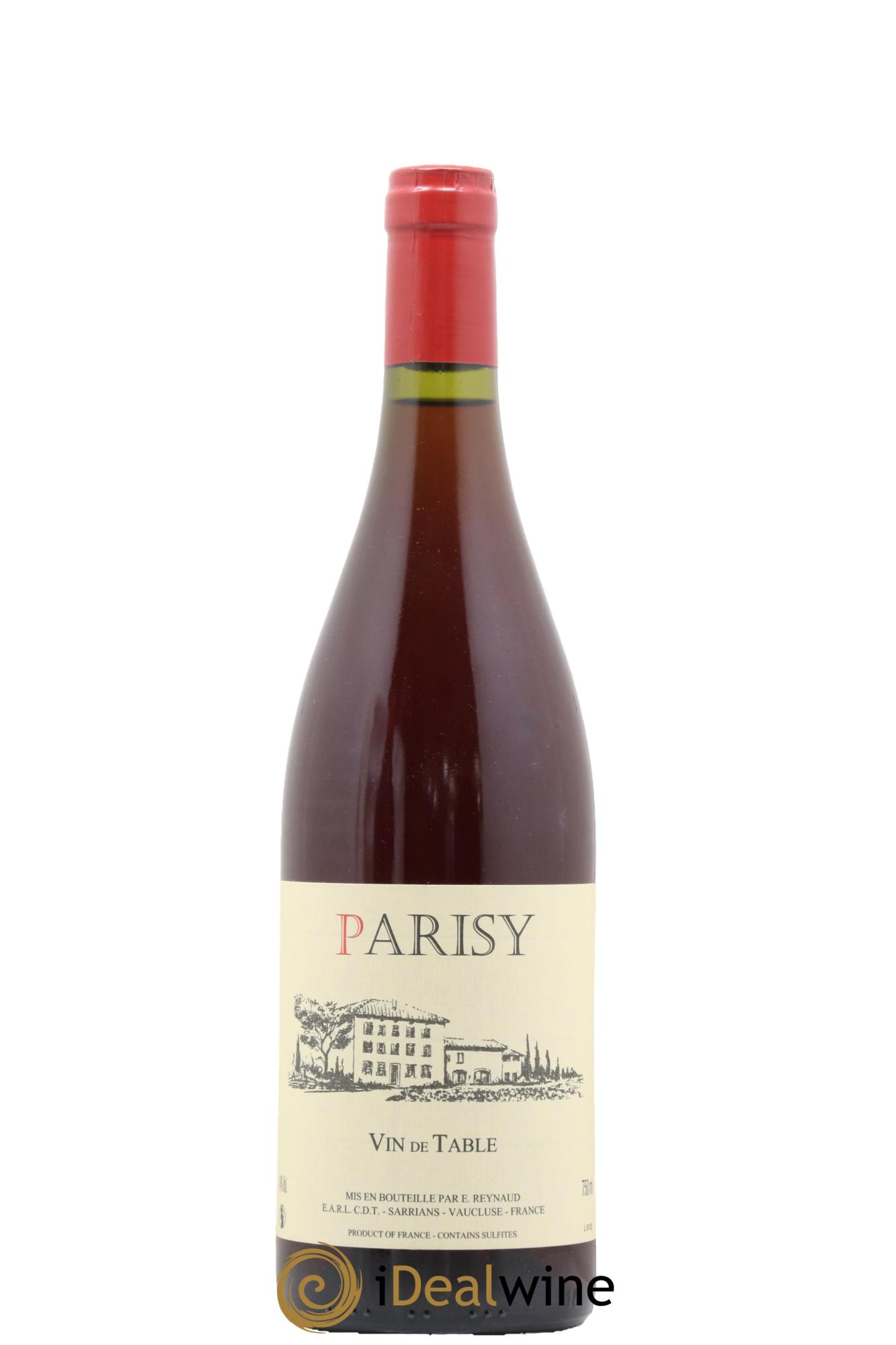 Vin de Table Parisy Emmanuel Reynaud - Lot de 1 bouteille - 0
