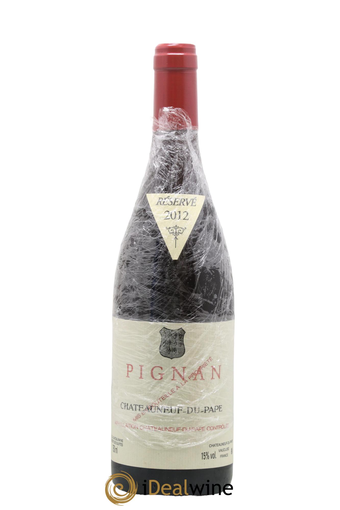 Châteauneuf-du-Pape Pignan Emmanuel Reynaud 2012 - Lot of 1 bottle - 0