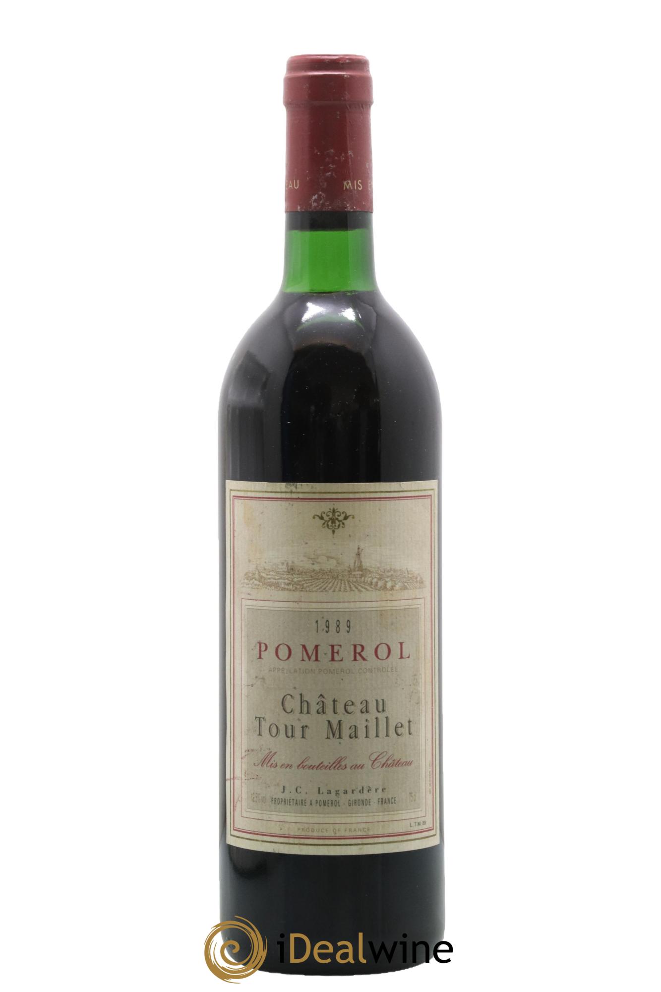 Château Tour Maillet 1989 - Lot de 1 bouteille - 0