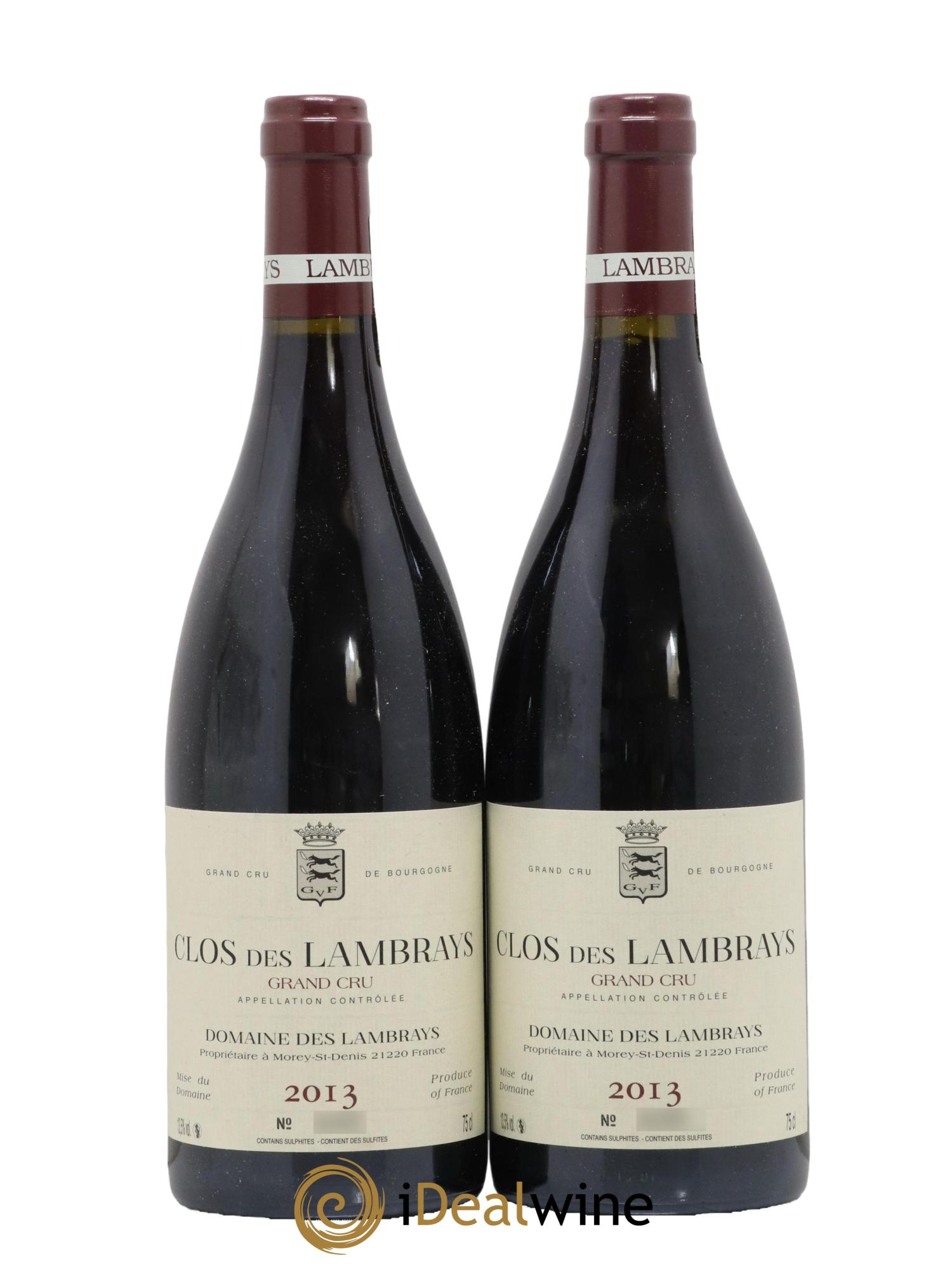 Clos des Lambrays Grand Cru Domaine des Lambrays 2013 - Lot de 2 bouteilles - 0