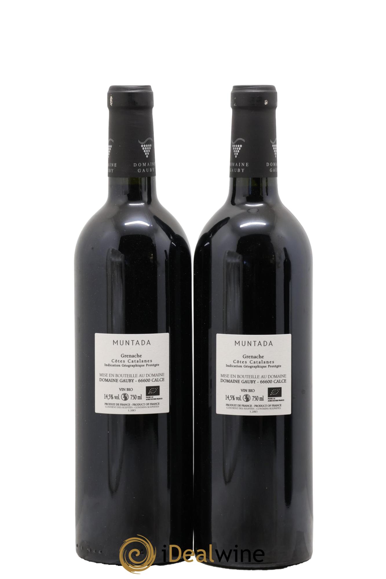 Côtes Catalanes (anciennement Côtes du Roussillon Villages) La Muntada Gauby (Domaine) 2020 - Lot of 2 bottles - 1