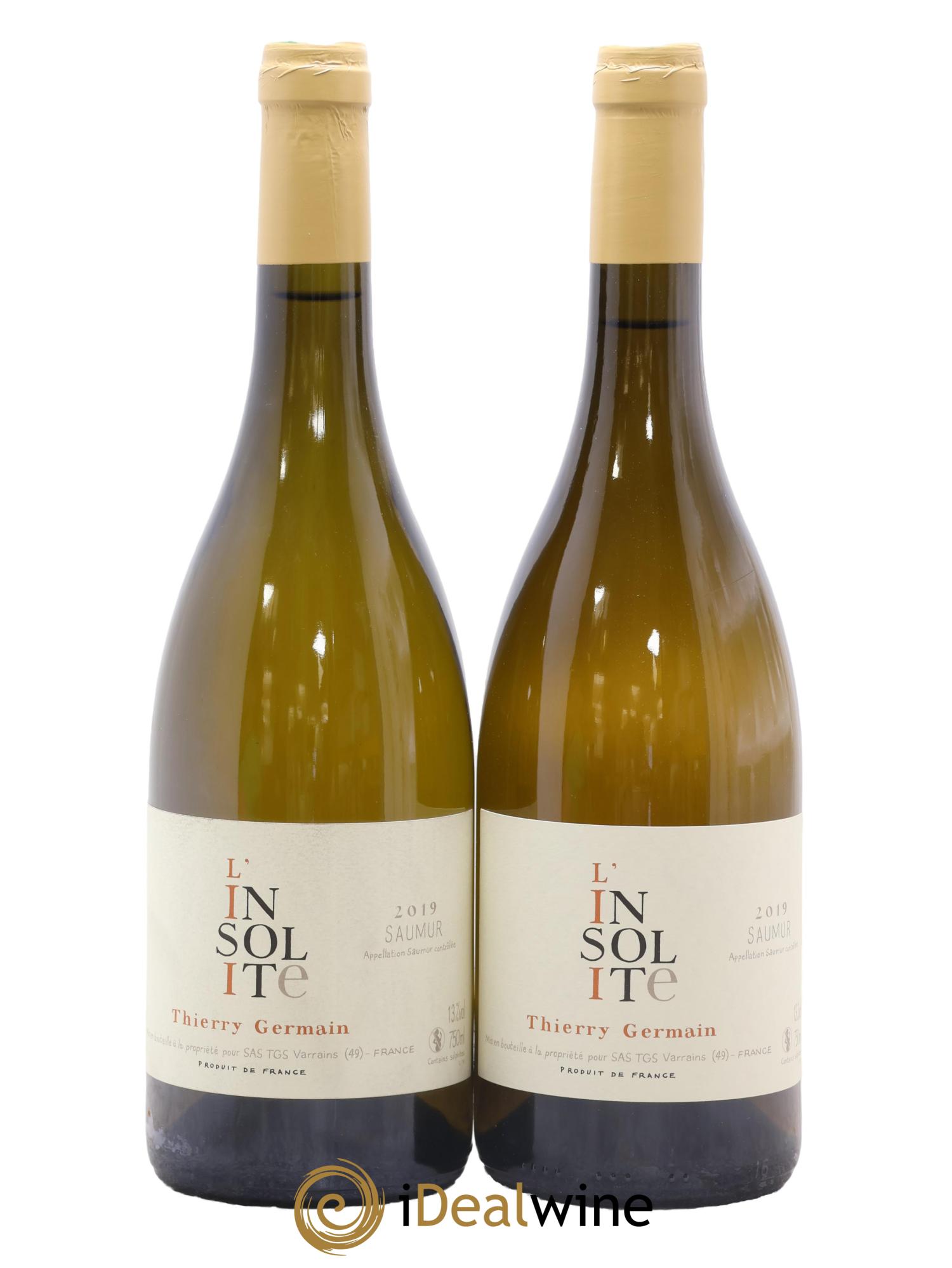 Saumur Insolite Domaine des Roches Neuves - Thierry Germain 2019 - Lot de 2 bouteilles - 0