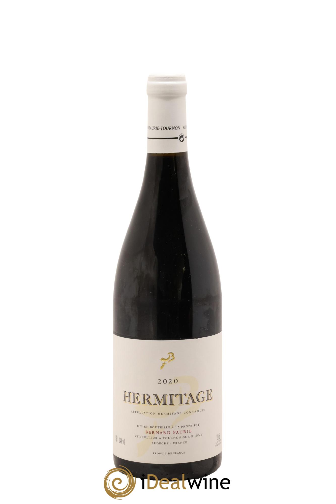 Hermitage Greffieux Bessards (capsule blanche) Bernard Faurie 2020 - Lot de 1 bouteille - 0