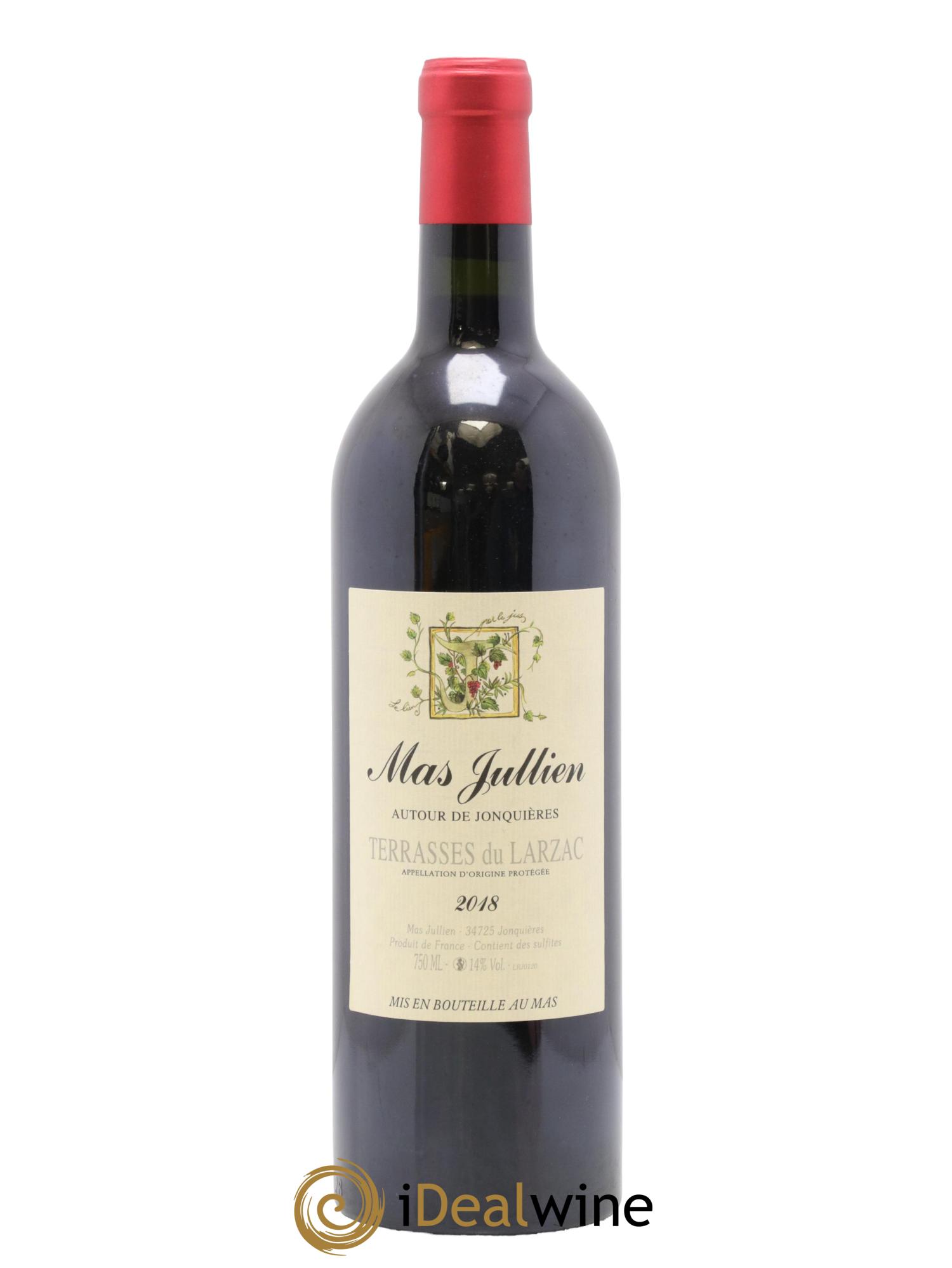 Terrasses du Larzac Mas Jullien Autour de Jonquières Olivier Jullien 2018 - Lotto di 1 bottiglia - 0