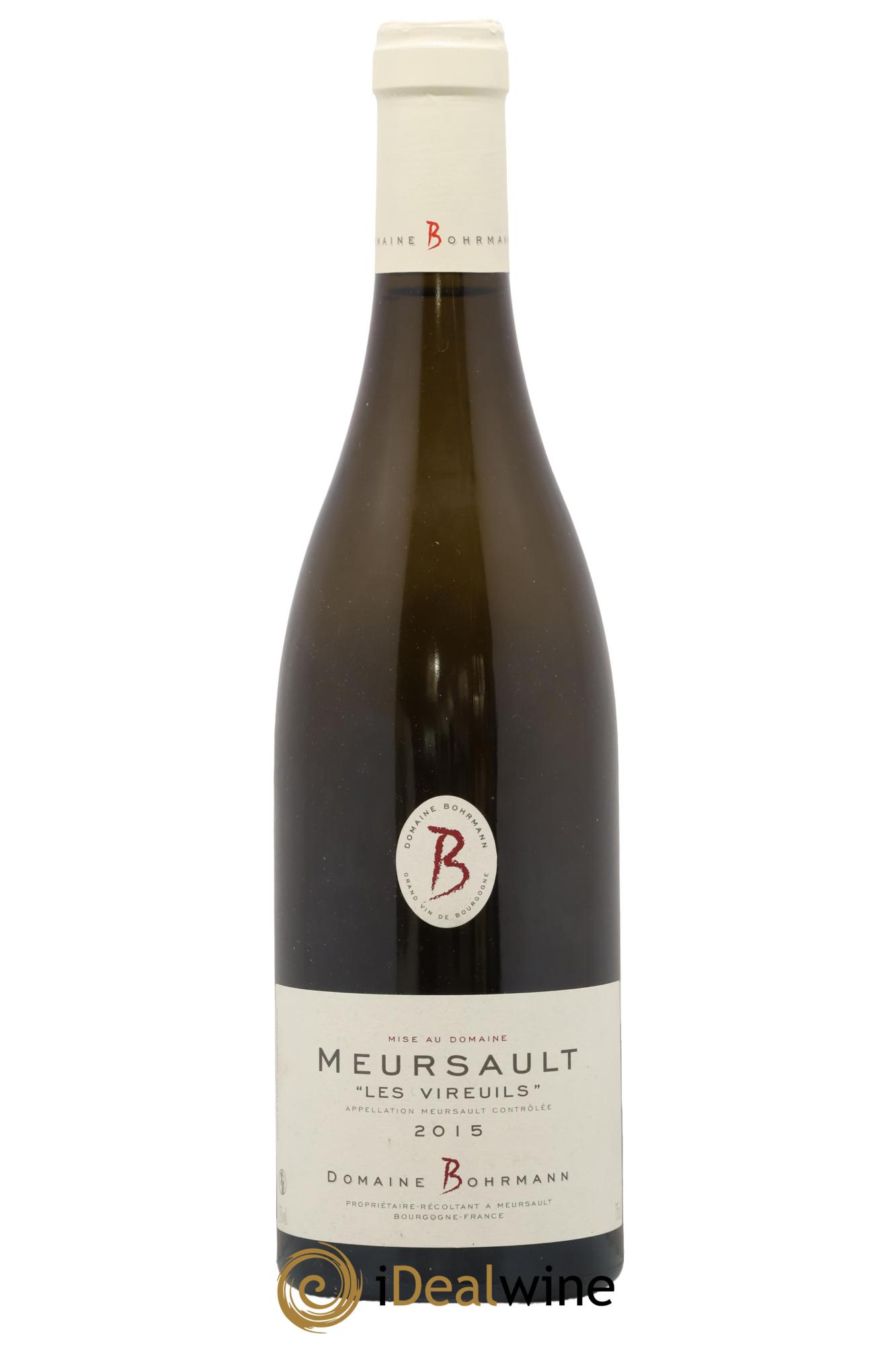 Meursault Les Vireuils Domaine Bohrmann 2015 - Lot de 1 bouteille - 0