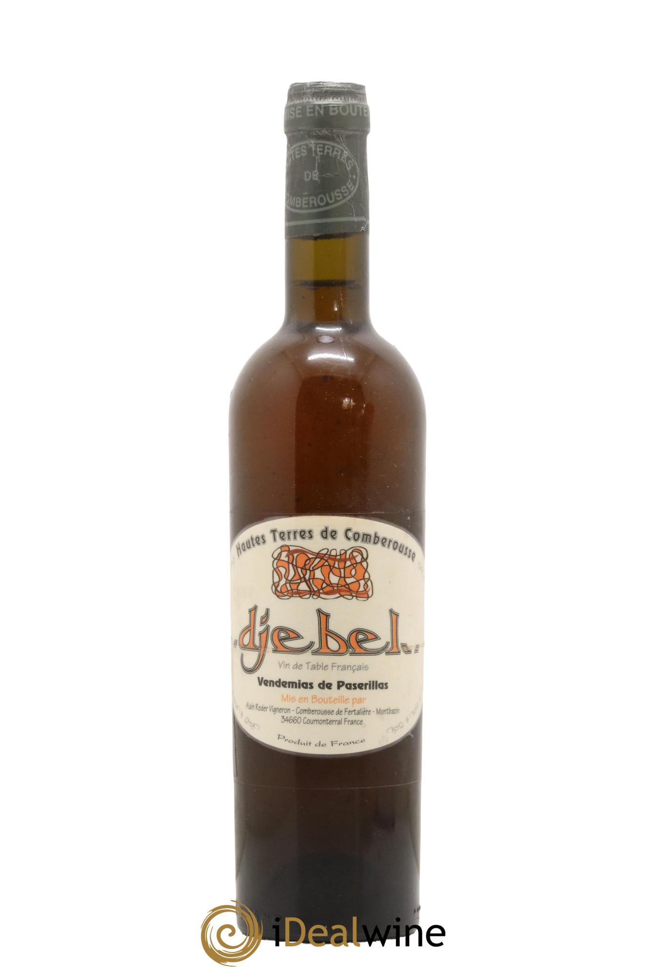Vin de France Nocturne Hautes Terres de Comberousse Djebel Reder J - Lot de 1 format 50cl - 0
