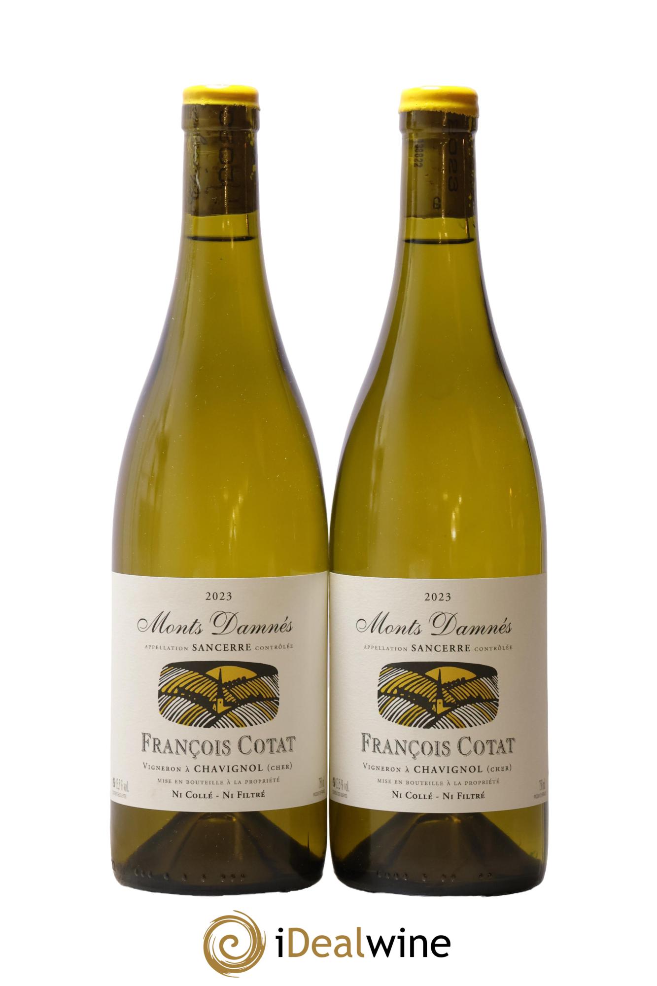 Sancerre Les Monts Damnés François Cotat 2023 - Lot of 2 bottles - 0