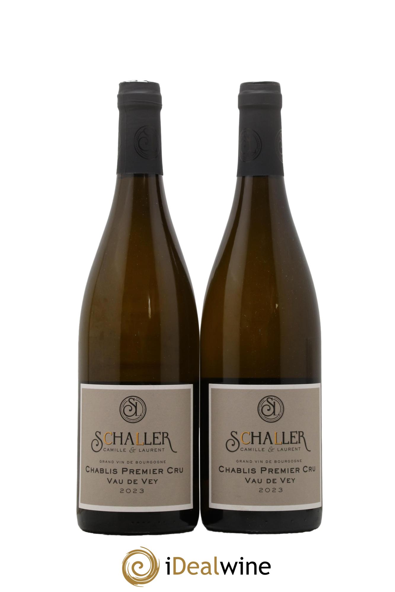 Chablis 1er Cru Vau De Vey Camille Et Laurent Schaller 2023 - Lot de 2 bouteilles - 0