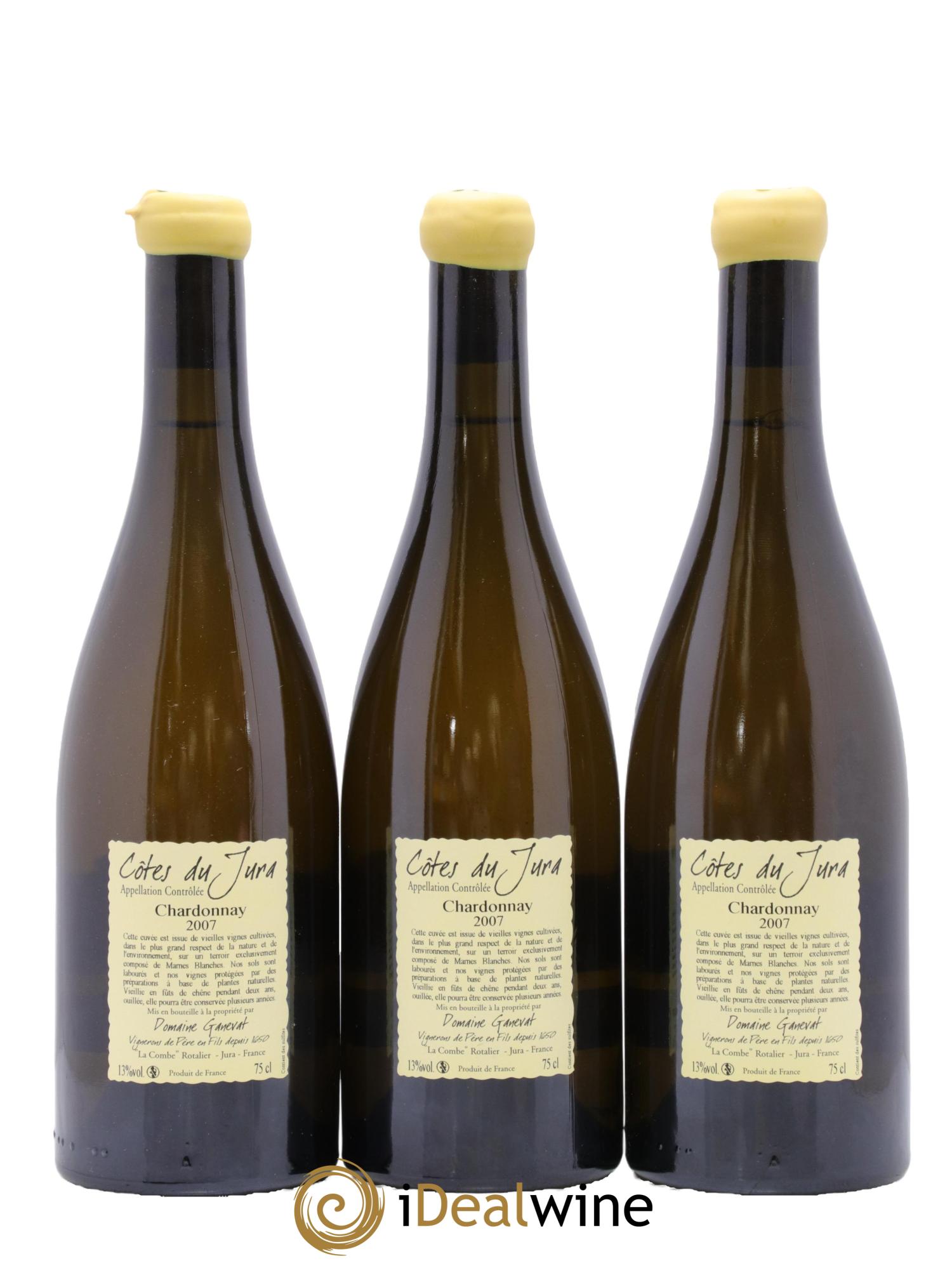 Côtes du Jura Les Grands Teppes Vieilles Vignes Jean-François Ganevat (Domaine) 2007 - Lotto di 3 bottiglie - 1