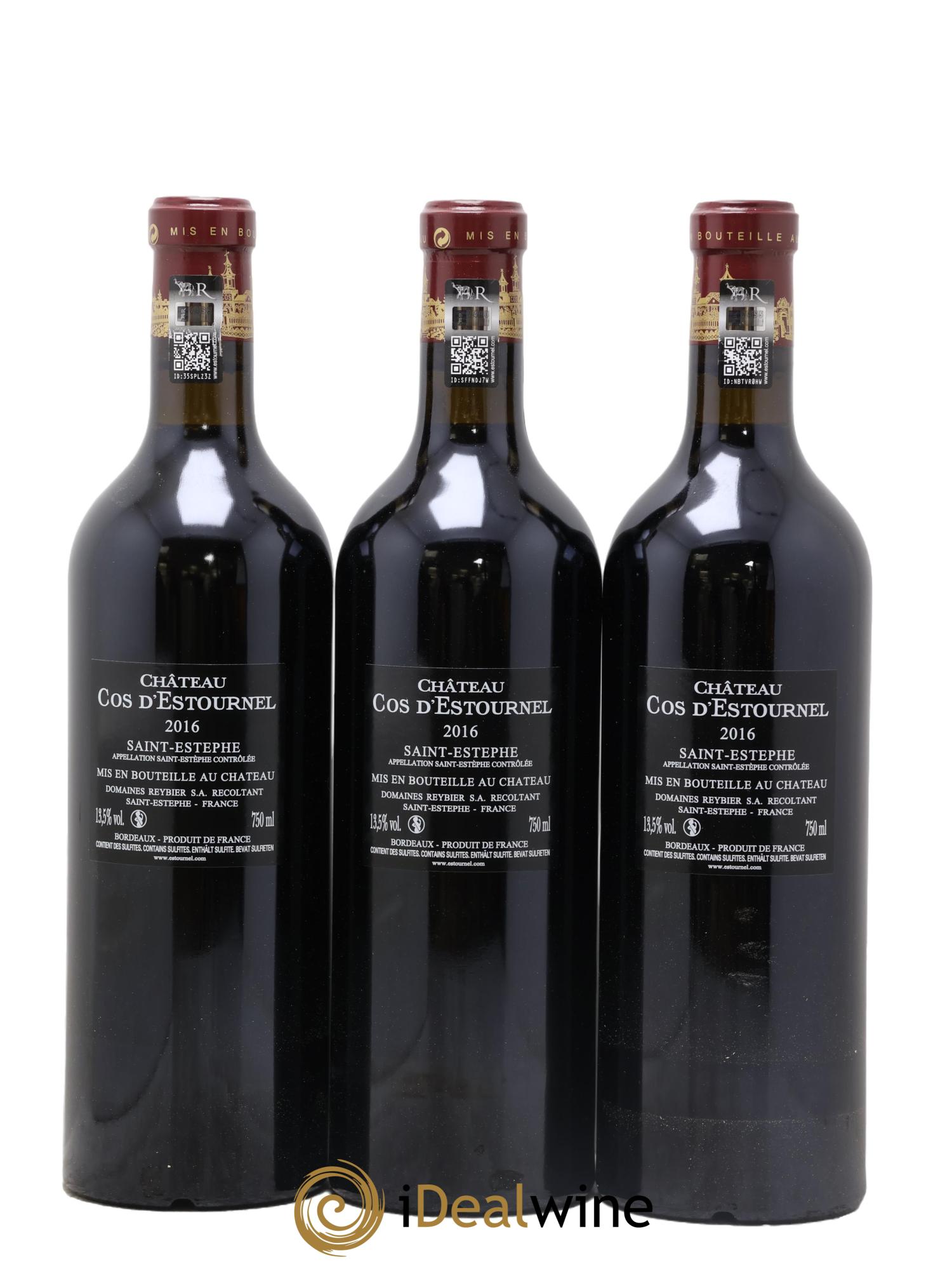 Cos d'Estournel 2ème Grand Cru Classé  2016 - Lot de 6 bouteilles - 4