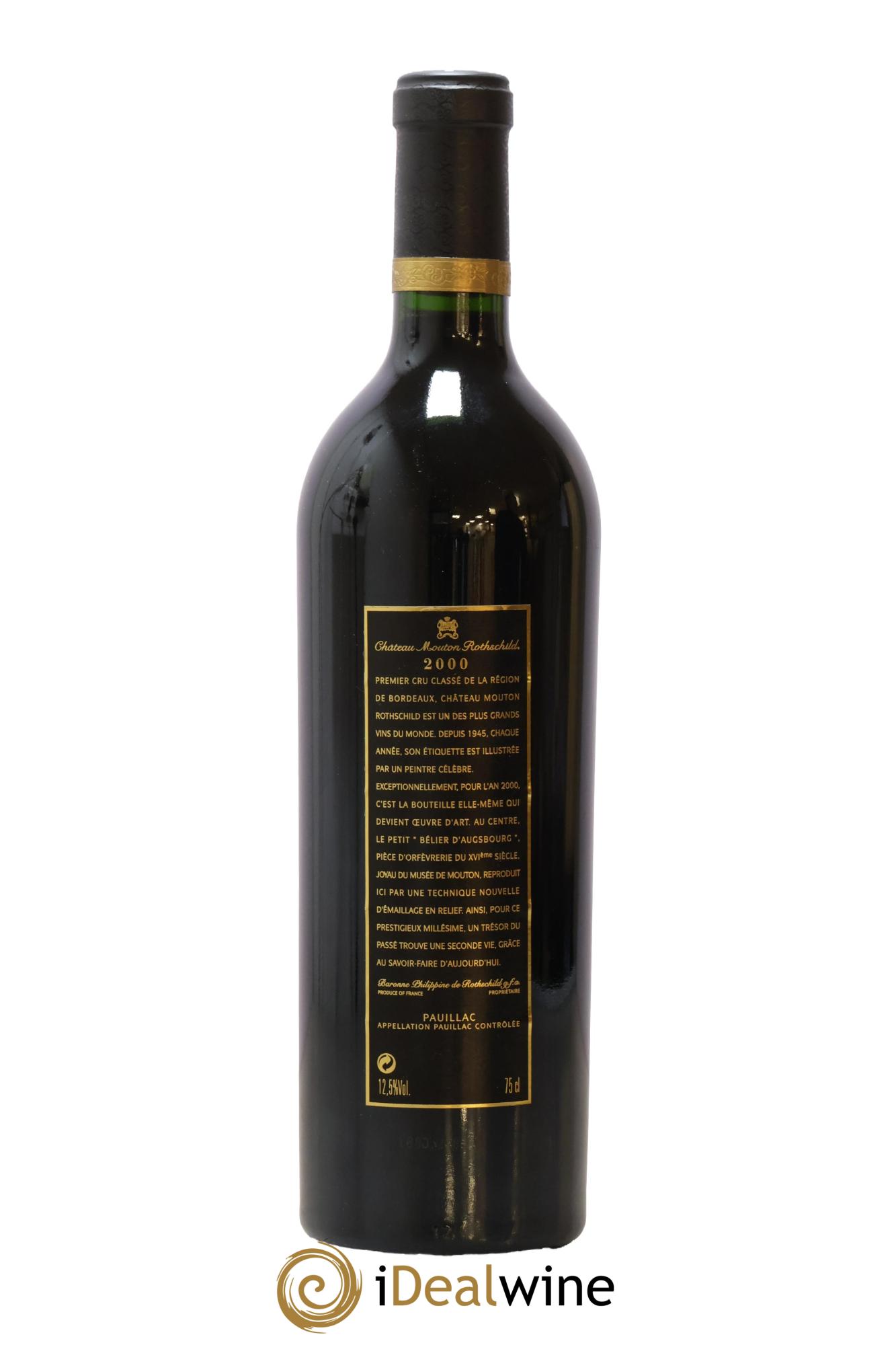 Château Mouton Rothschild 1er Grand Cru Classé 2000 - Lot of 1 bottle - 1
