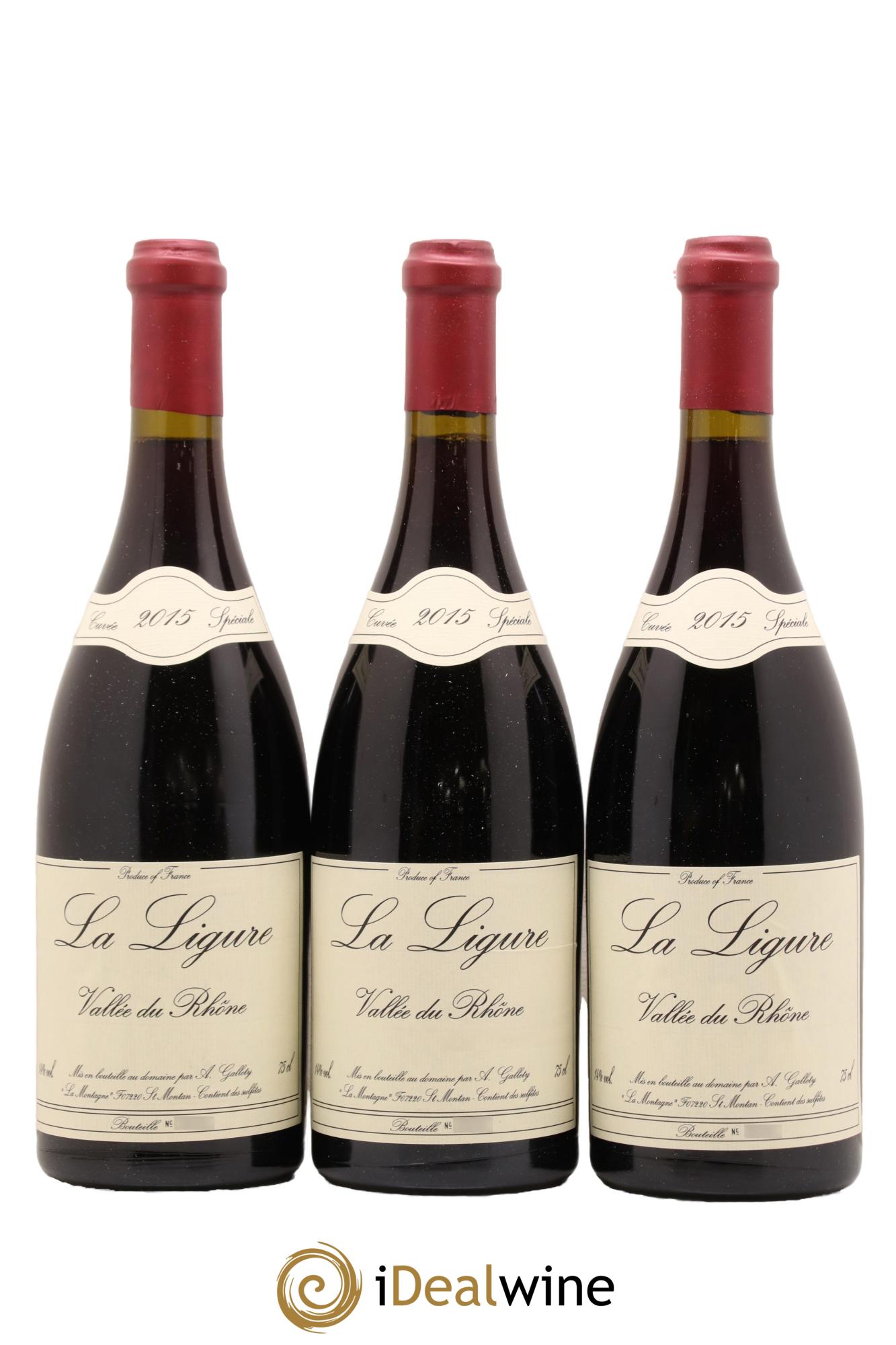 Côtes du Vivarais La Ligure Gallety (Domaine) 2015 - Lot de 6 bouteilles - 3
