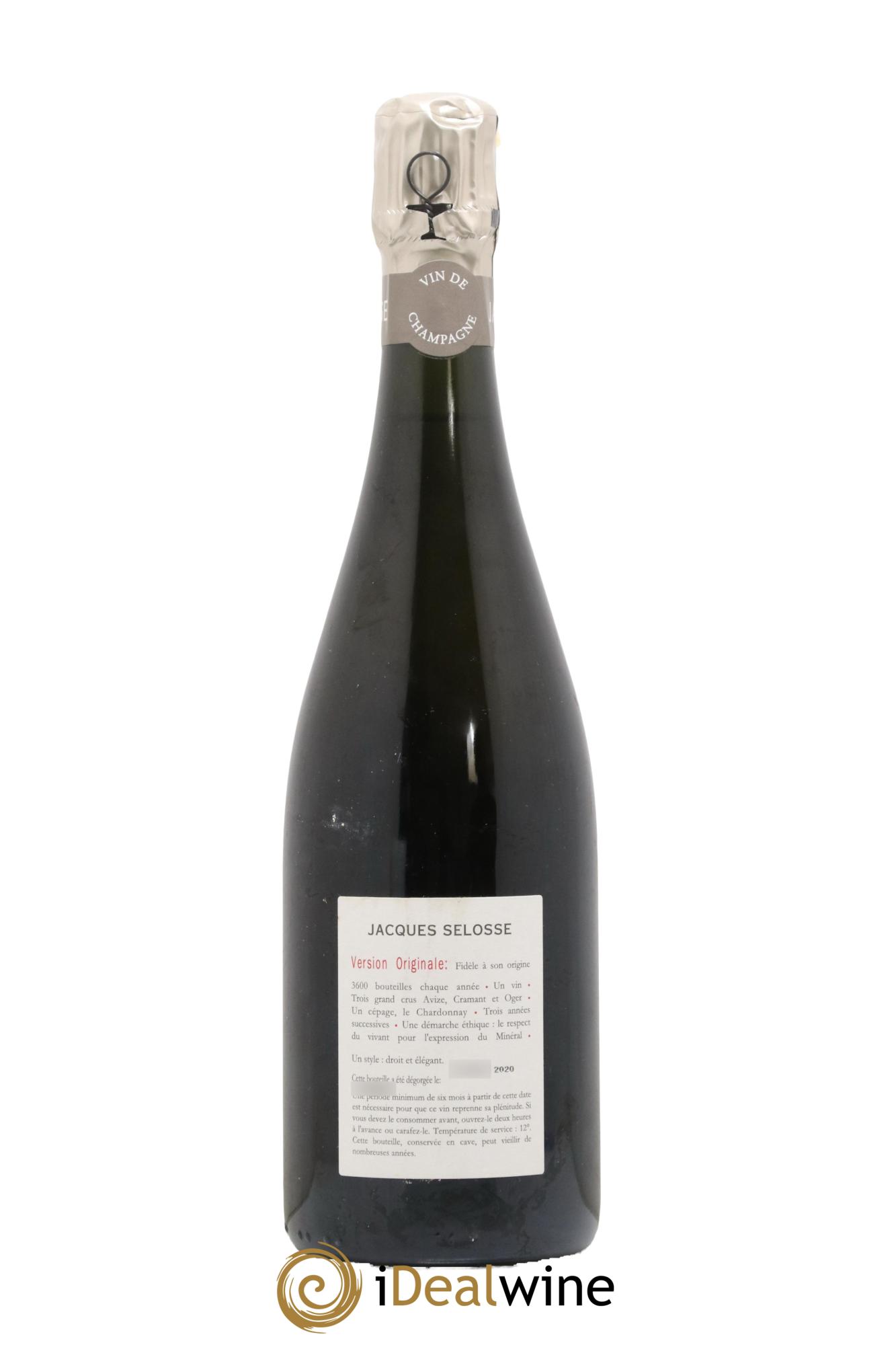 Version Originale Jacques Selosse - Lot de 1 bouteille - 1