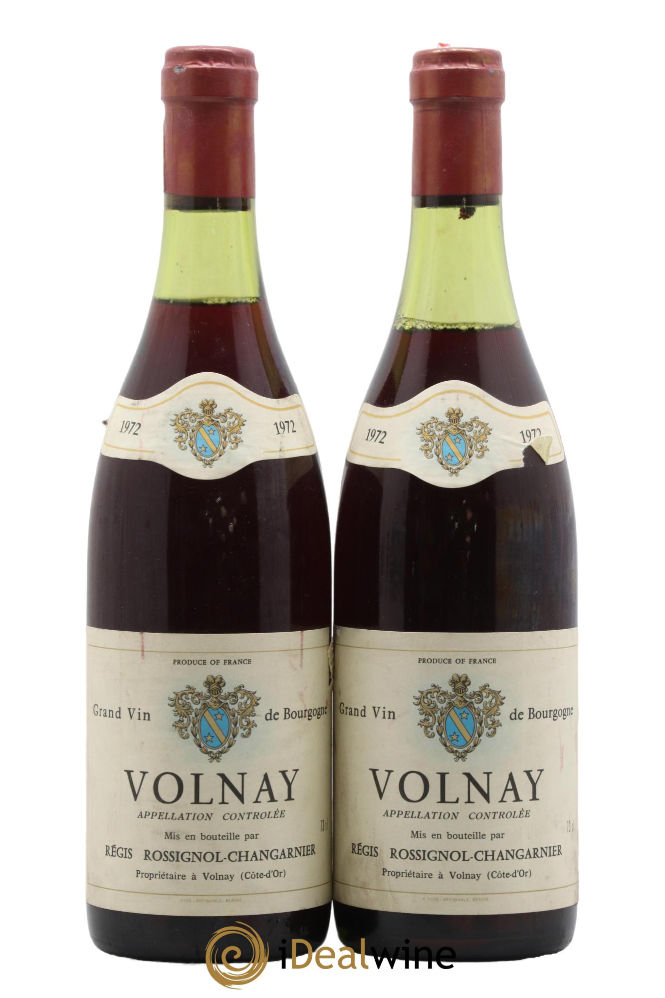 Volnay Rossignol-Changarnier 1972 - Lotto di 2 bottiglie - 0